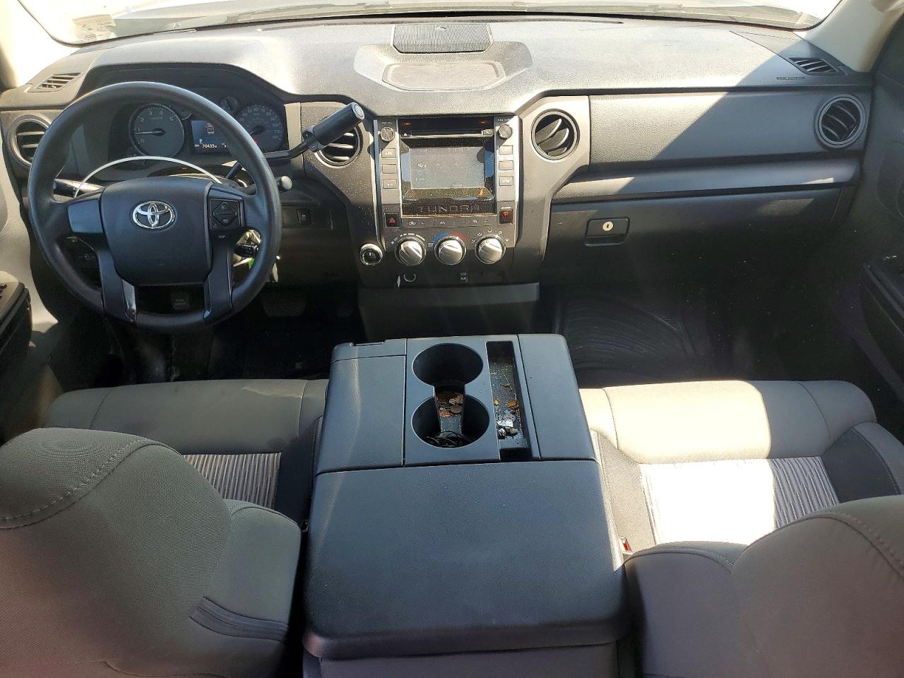 2015 Toyota Tundra Sr Gray vin: 5TFCY5F13FX018740