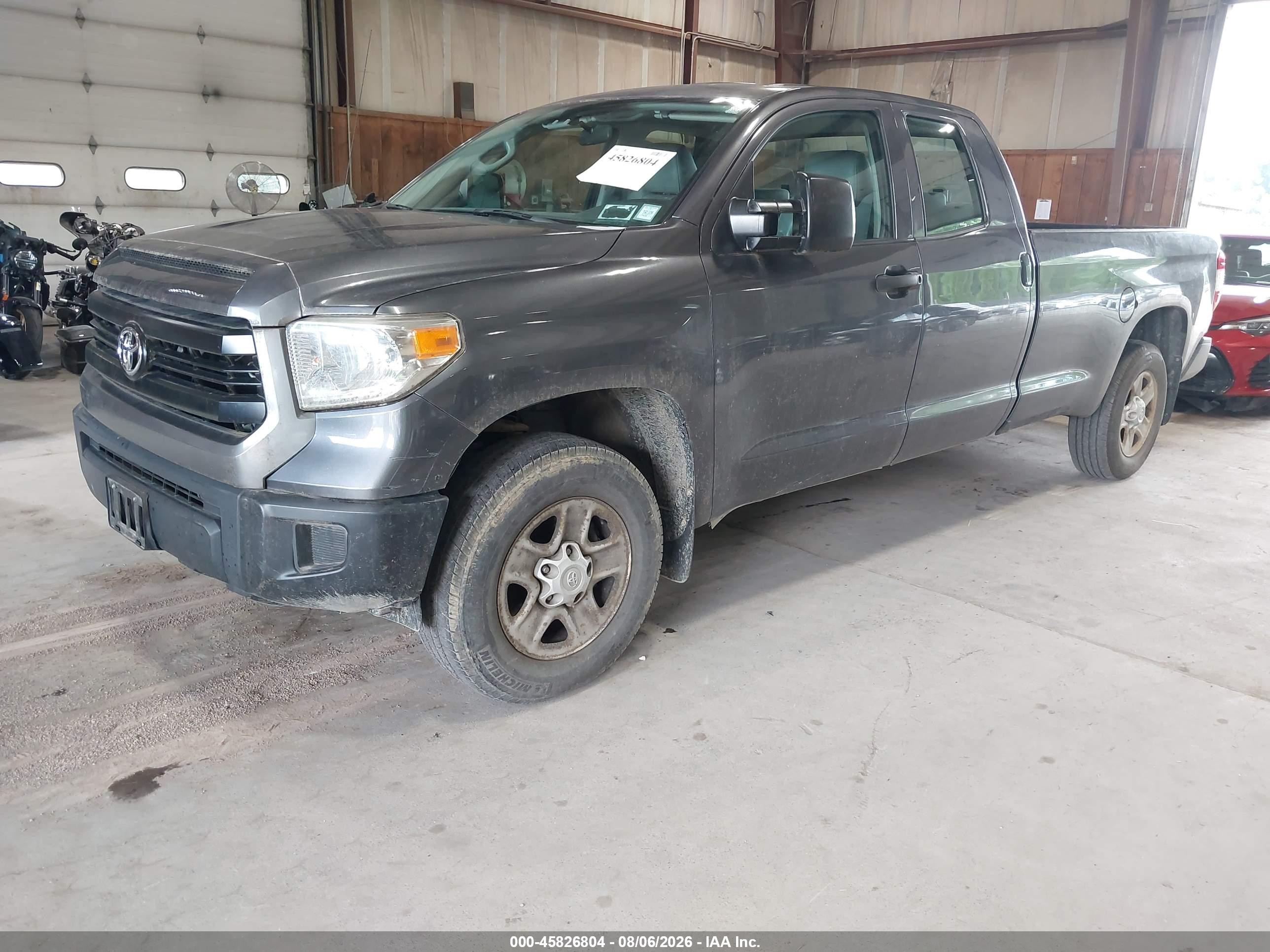 2015 Toyota Tundra Sr 5.7l V8 Gray vin: 5TFCY5F13FX019015