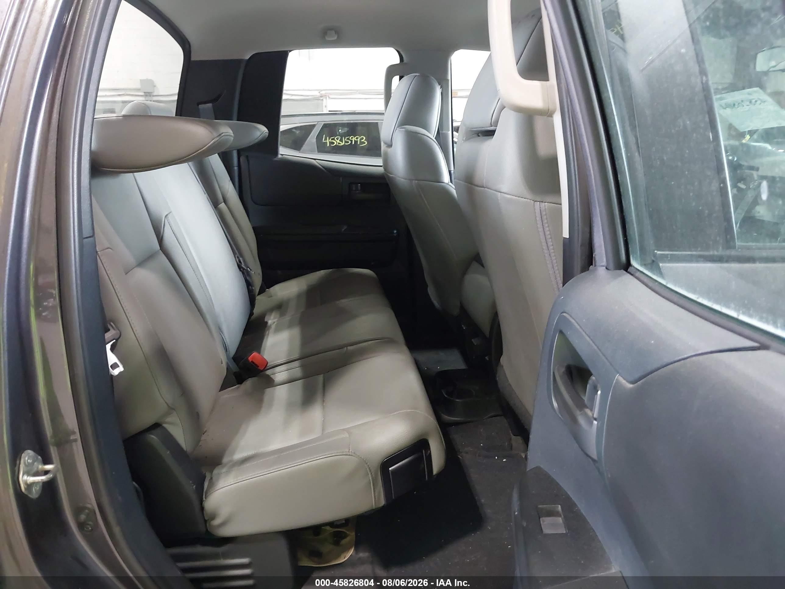 2015 Toyota Tundra Sr 5.7l V8 Gray vin: 5TFCY5F13FX019015
