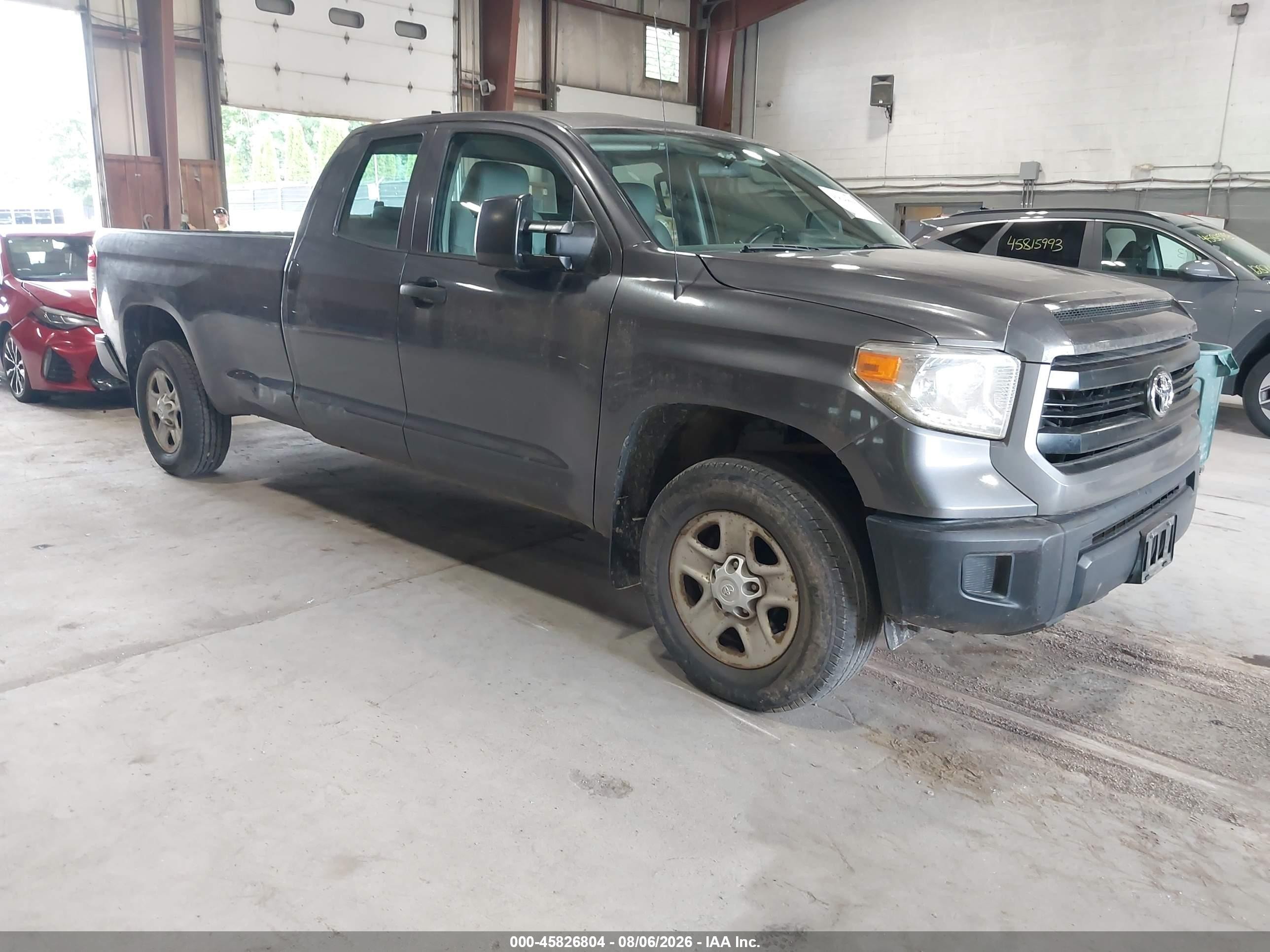 2015 Toyota Tundra Sr 5.7l V8 Gray vin: 5TFCY5F13FX019015