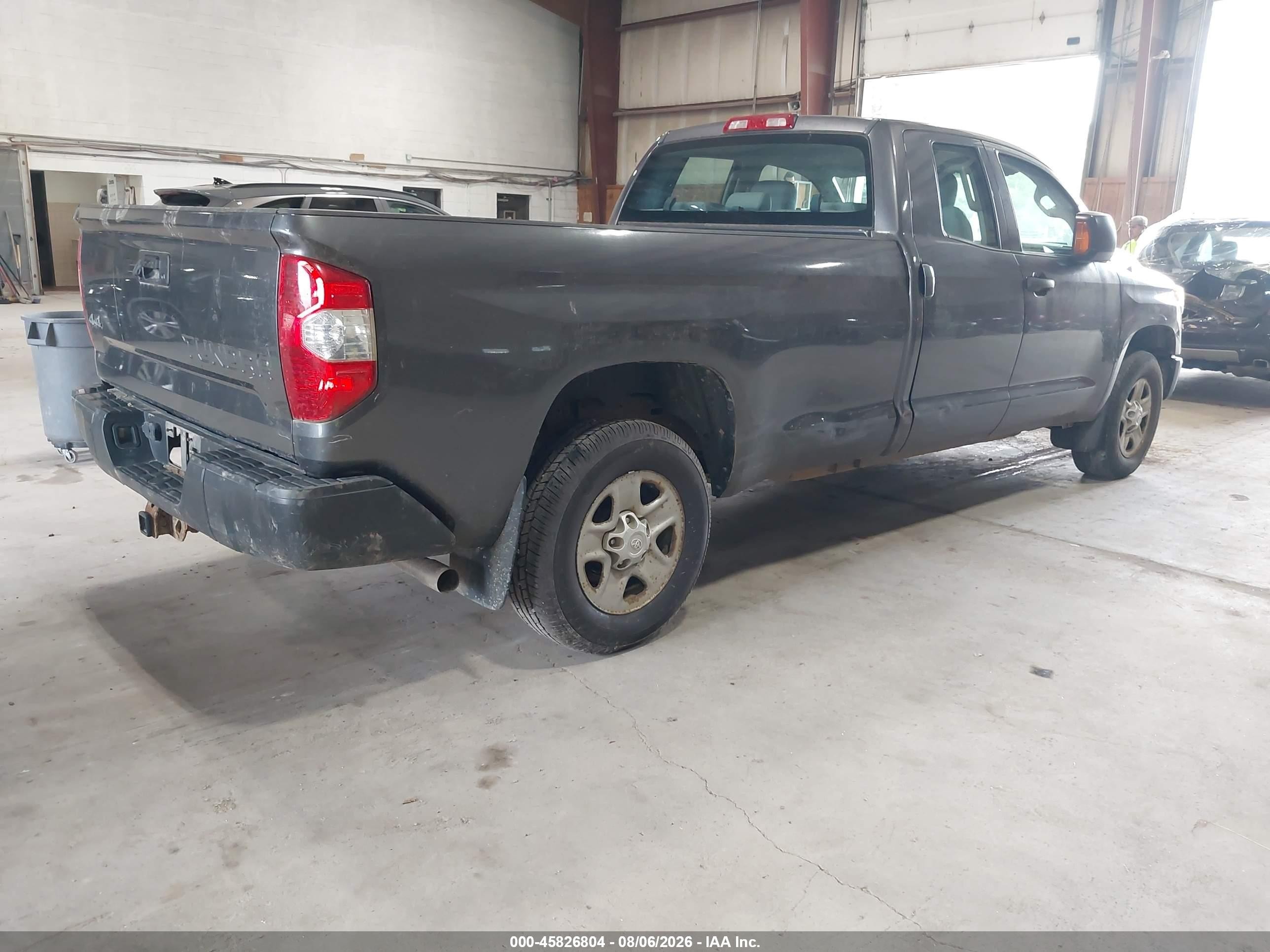 2015 Toyota Tundra Sr 5.7l V8 Gray vin: 5TFCY5F13FX019015