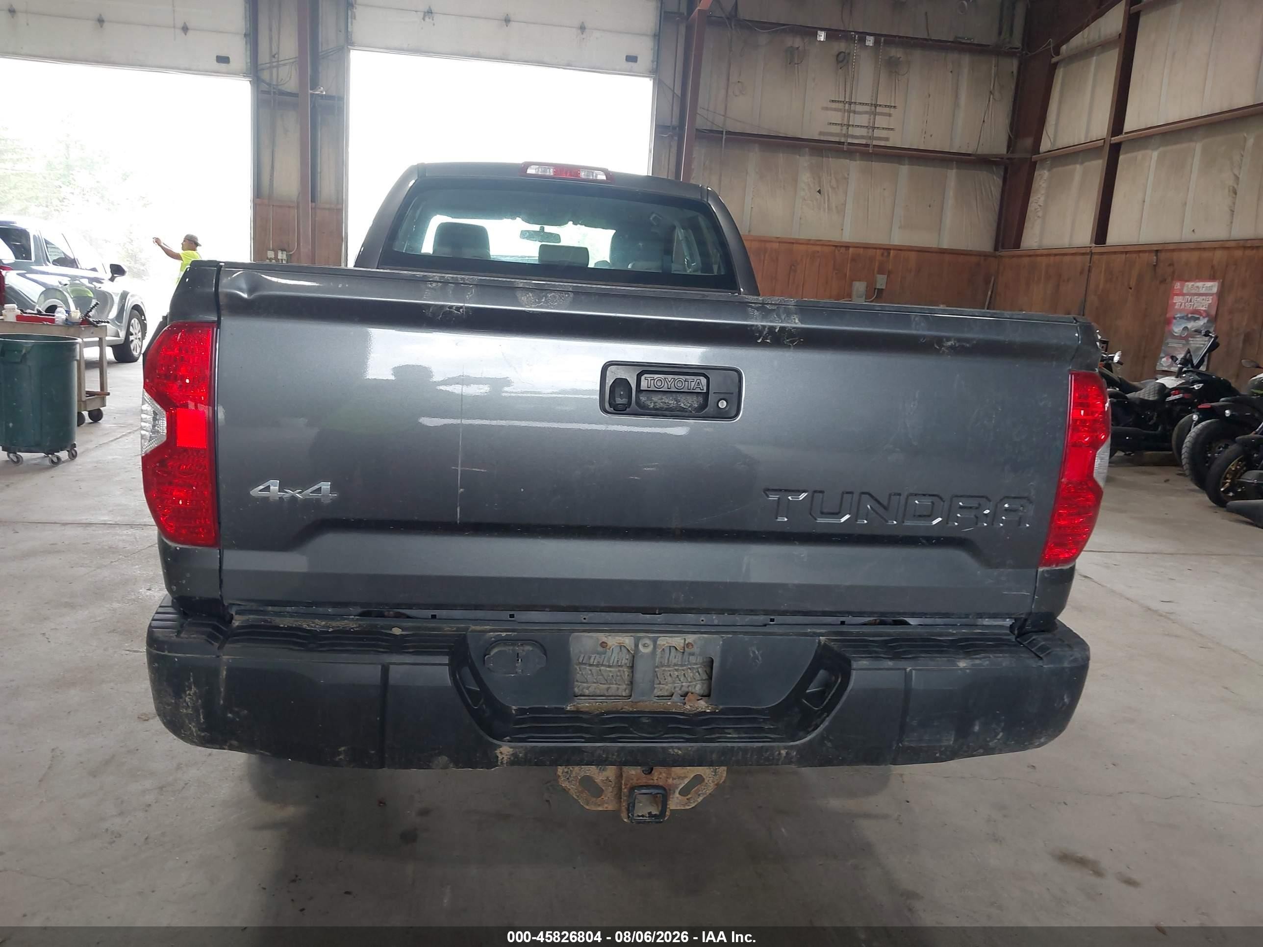 2015 Toyota Tundra Sr 5.7l V8 Gray vin: 5TFCY5F13FX019015