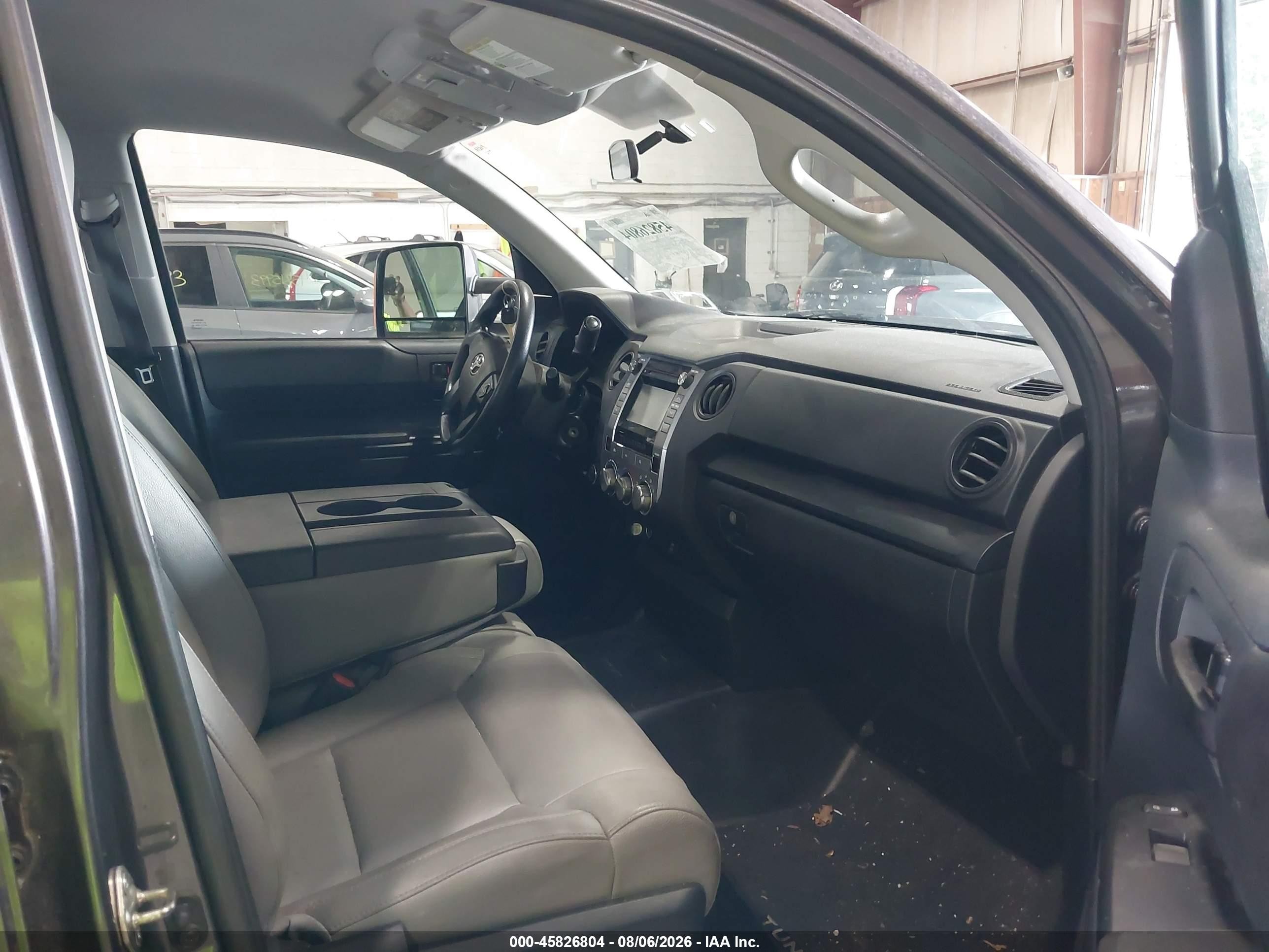 2015 Toyota Tundra Sr 5.7l V8 Gray vin: 5TFCY5F13FX019015