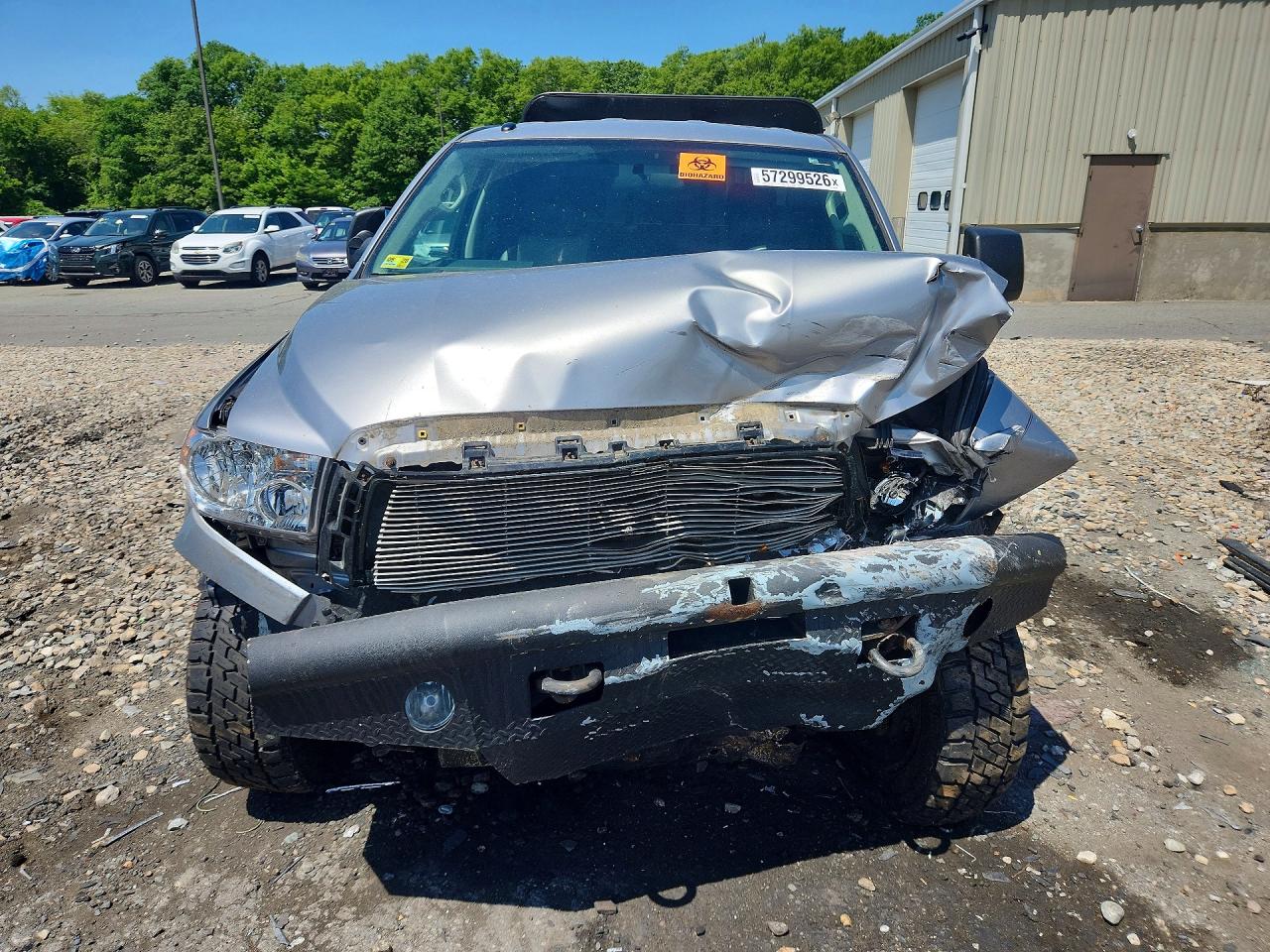 2010 Toyota Tundra Double Cab Sr5 Silver vin: 5TFCY5F15AX010924