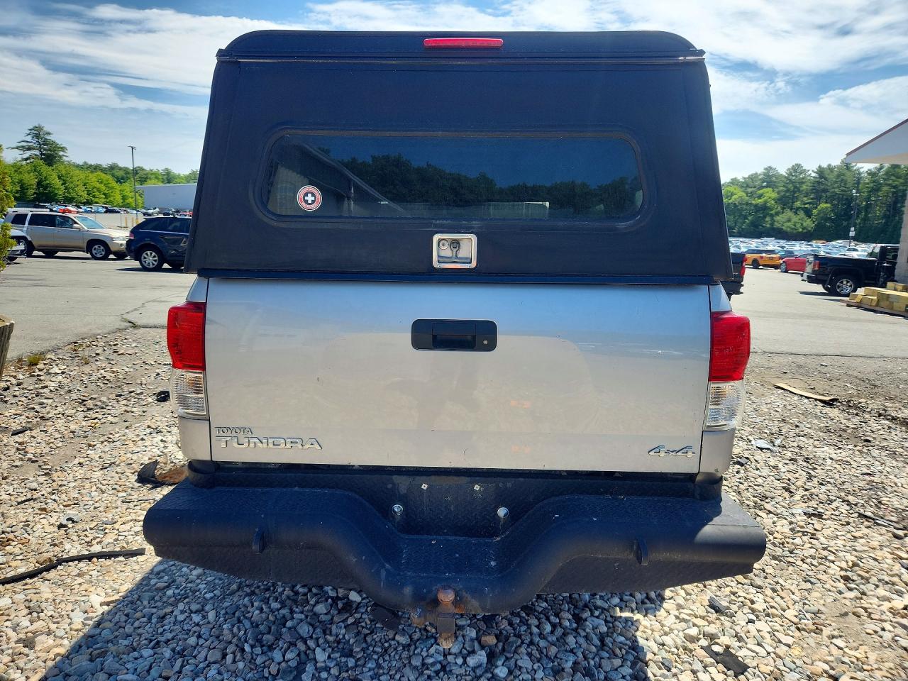 2010 Toyota Tundra Double Cab Sr5 Silver vin: 5TFCY5F15AX010924