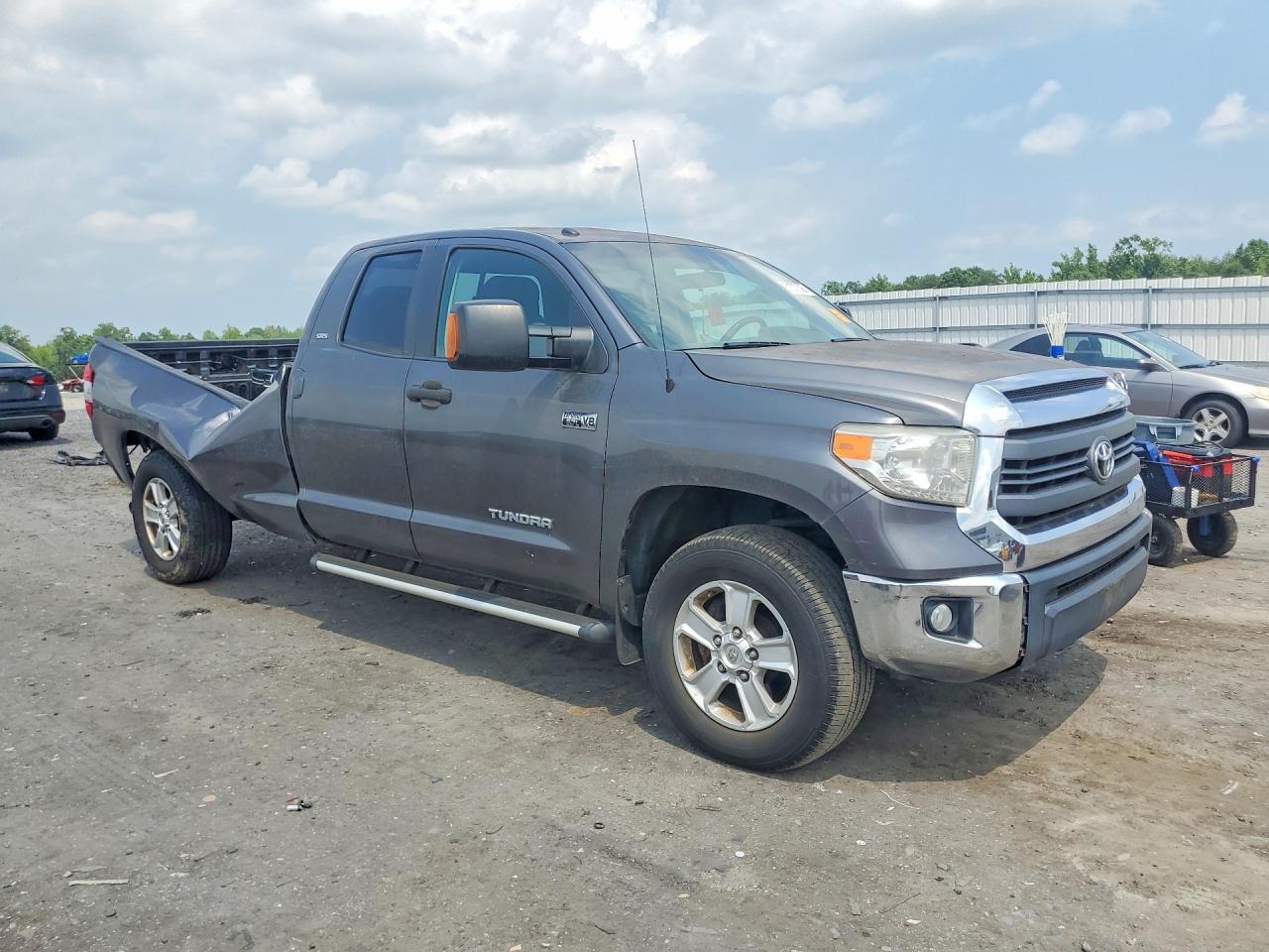 2014 Toyota Tundra Double Cab Sr/double Cab Sr5 Gray vin: 5TFCY5F15EX017135