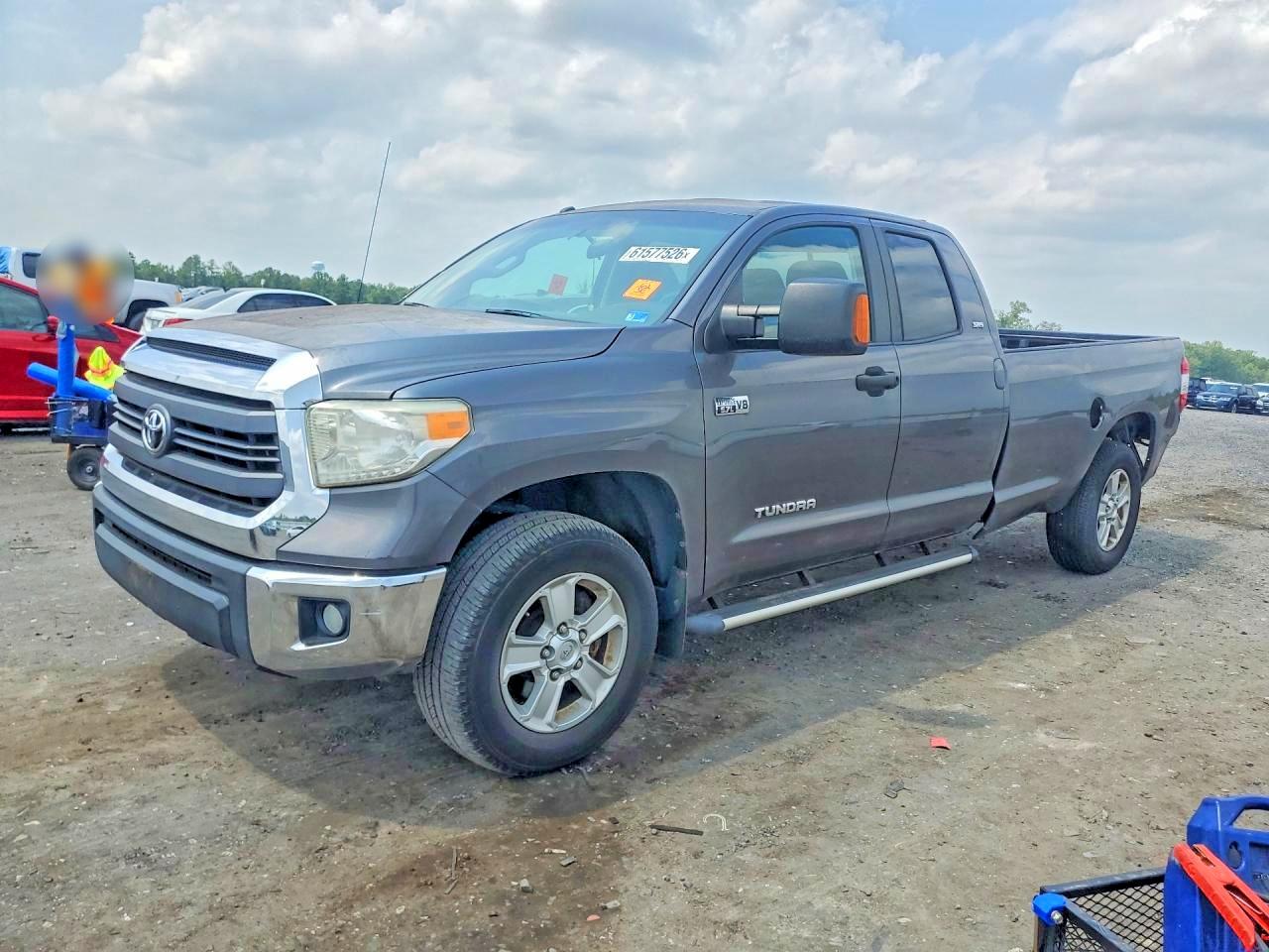 2014 Toyota Tundra Double Cab Sr/double Cab Sr5 Gray vin: 5TFCY5F15EX017135