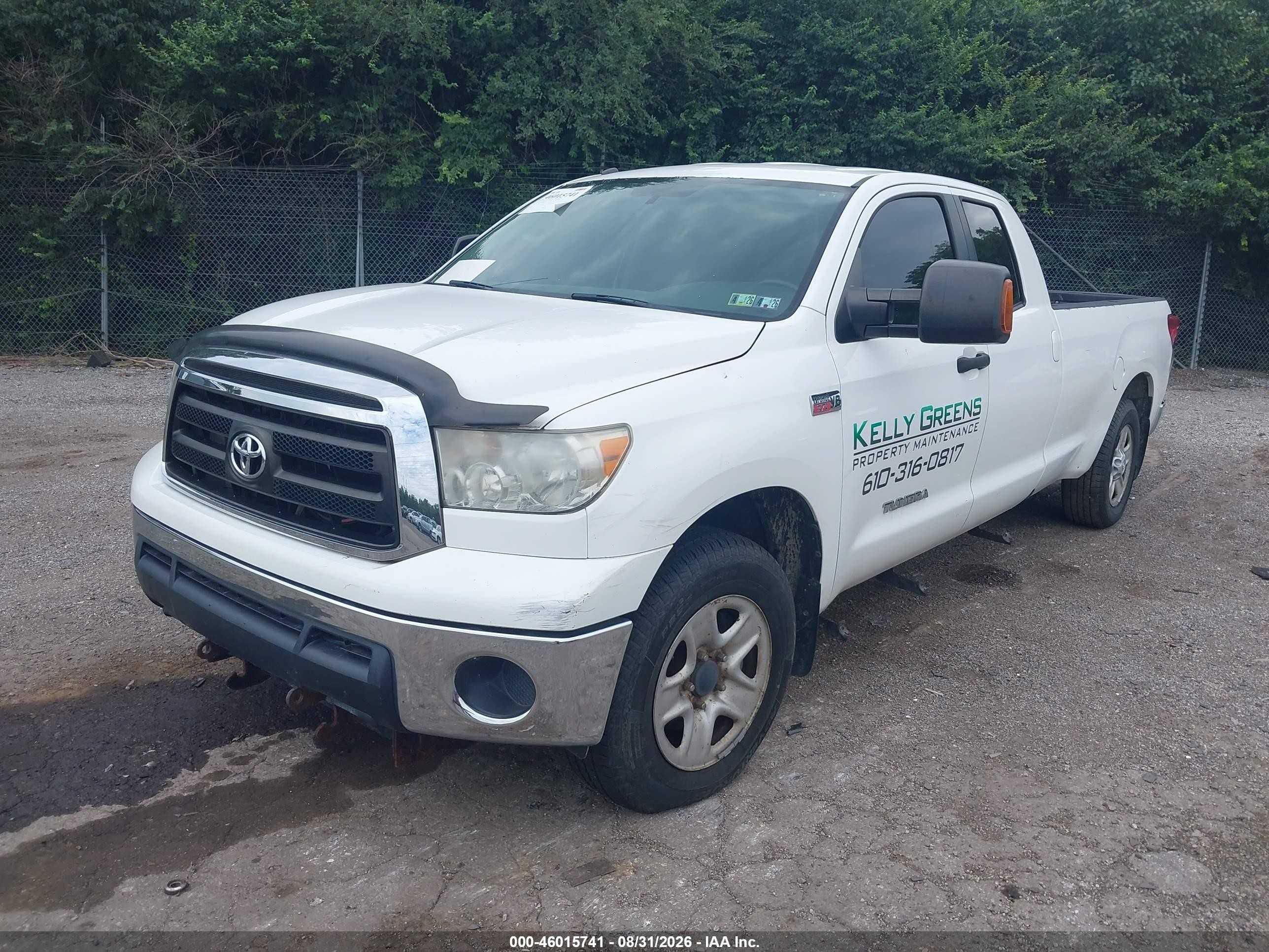 2012 Toyota Tundra Grade 5.7l V8 White vin: 5TFCY5F18CX013755