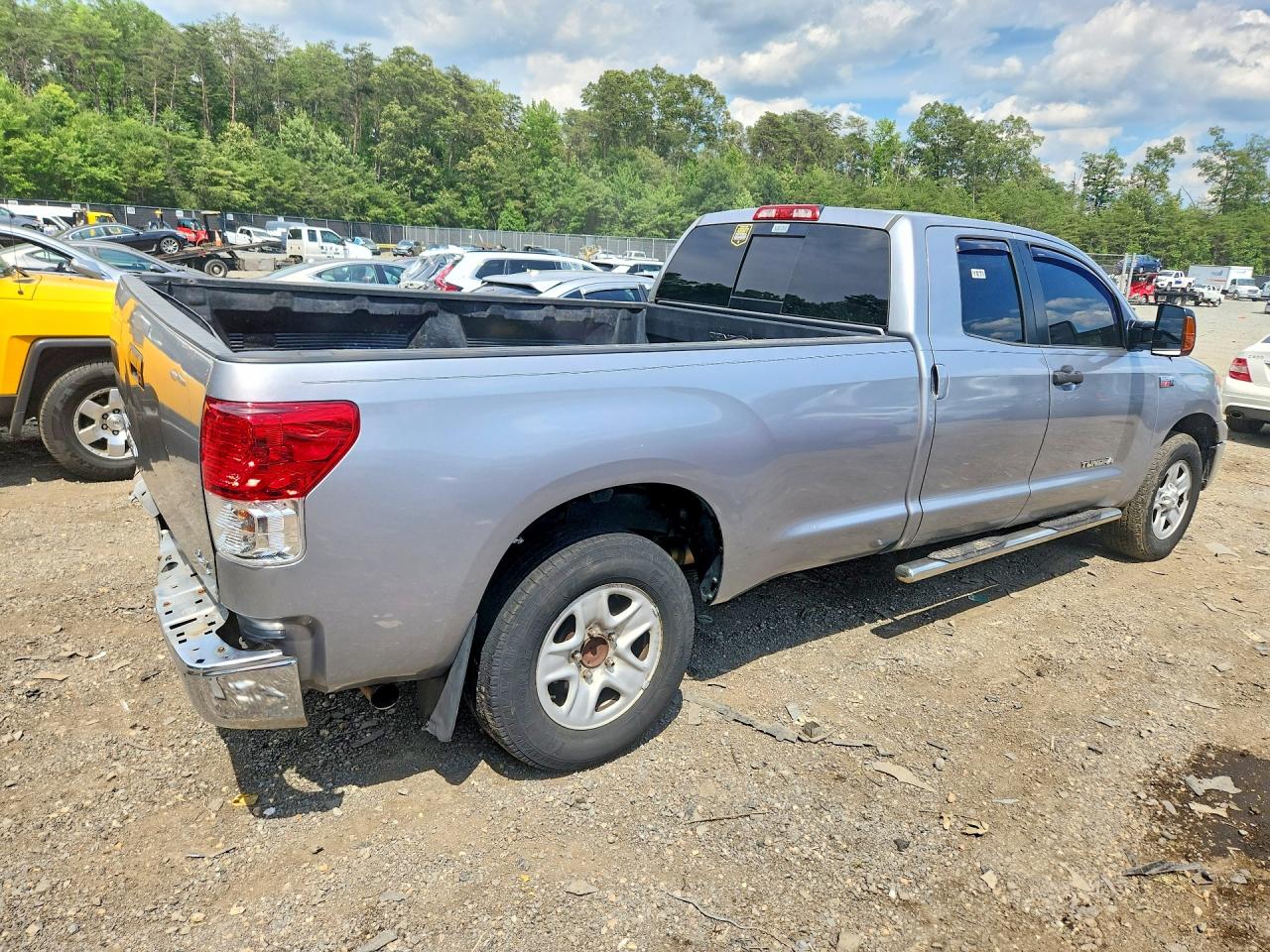 2012 Toyota Tundra Double Cab Sr5 Silver vin: 5TFCY5F18CX013934