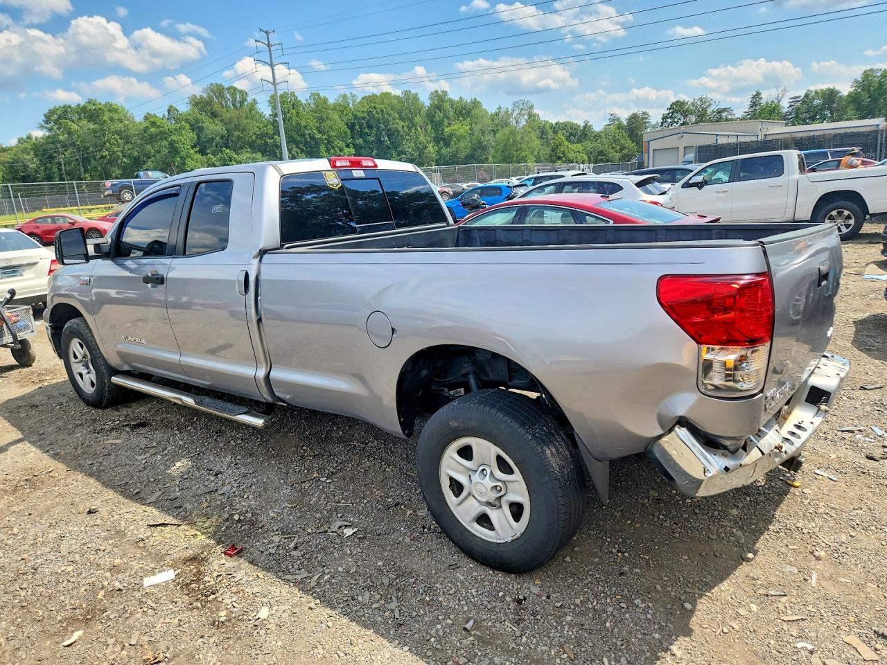 2012 Toyota Tundra Double Cab Sr5 Silver vin: 5TFCY5F18CX013934