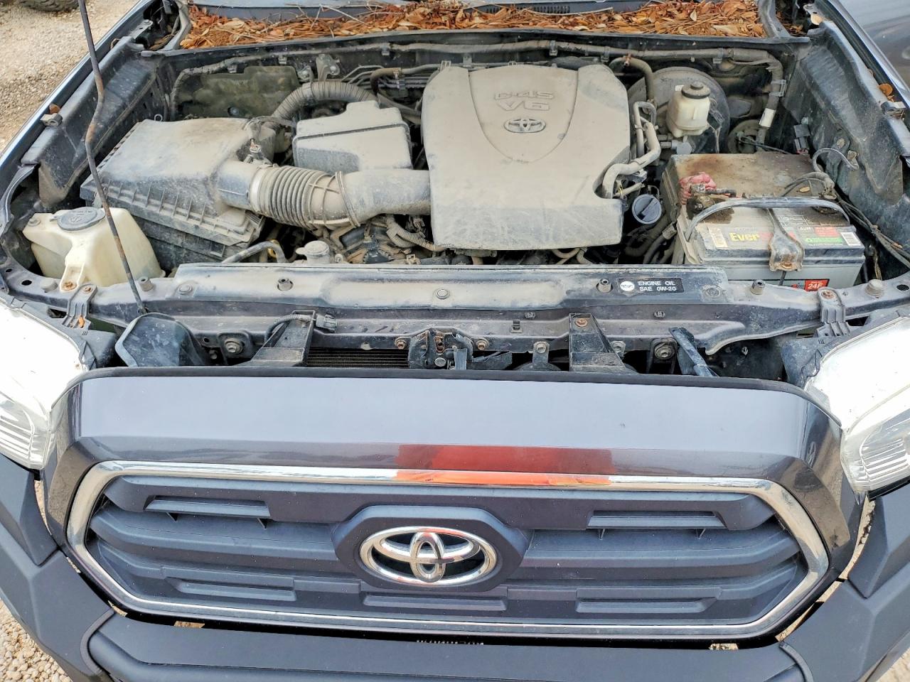 2016 Toyota Tacoma Sr5 V6 Gray vin: 5TFCZ5AN3GX031125