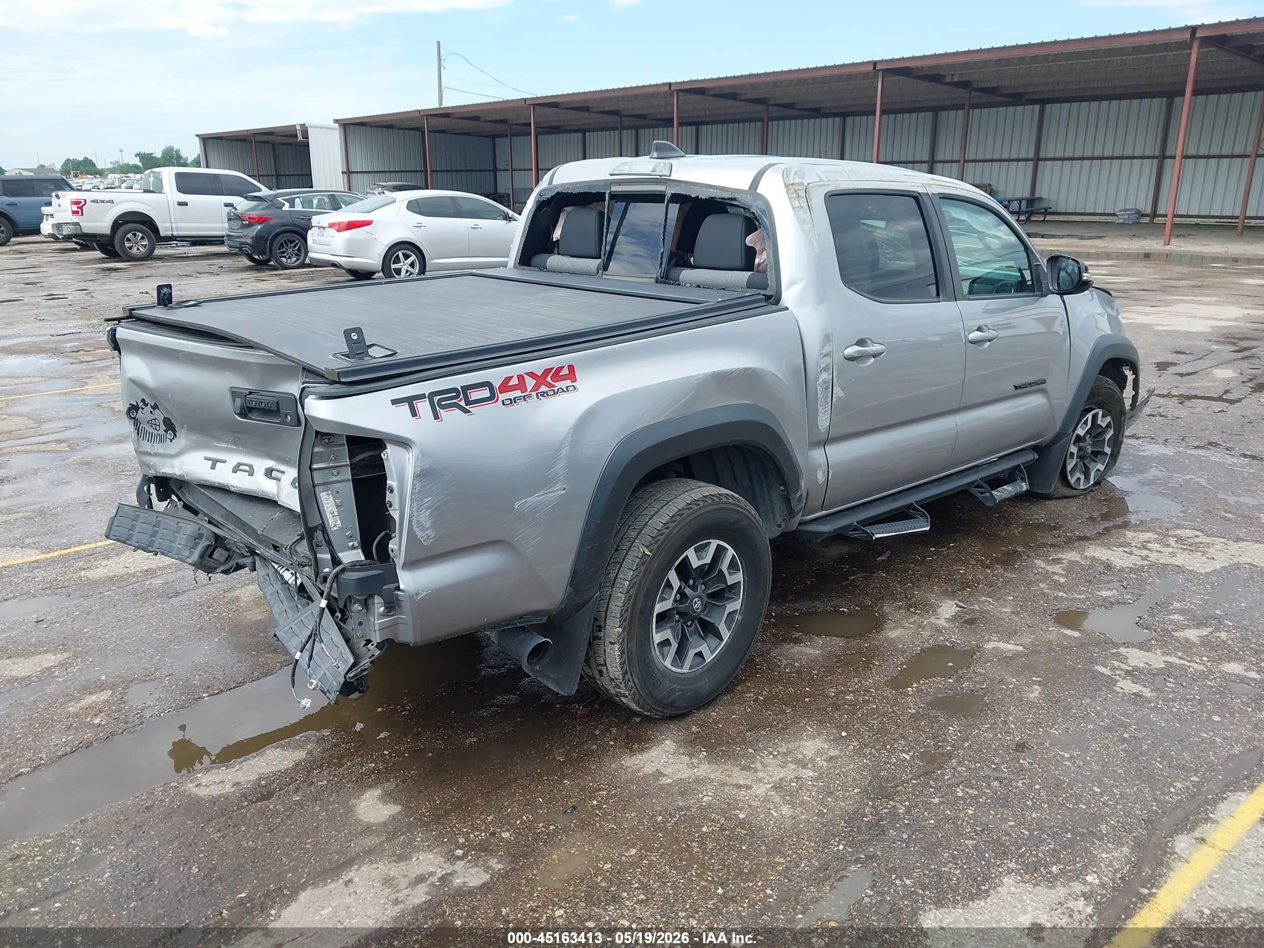 2021 Toyota Tacoma Trd Off-road Серый vin: 5TFCZ5AN3MX274297