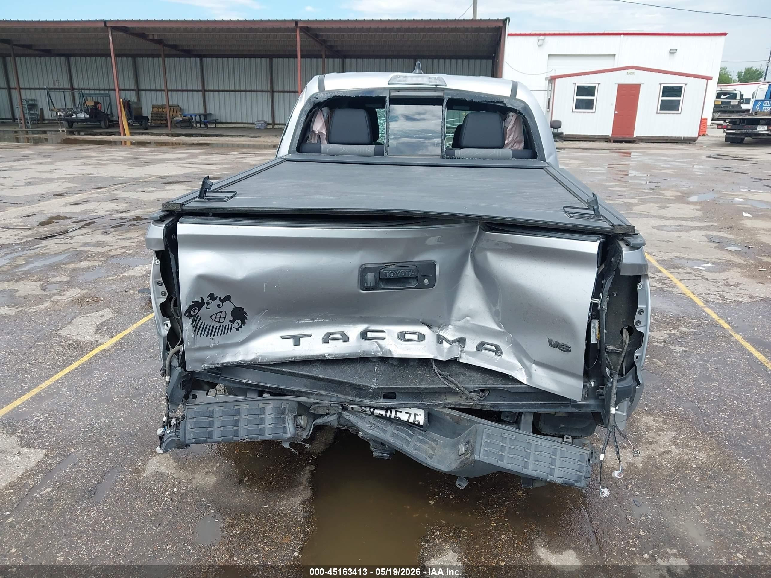2021 Toyota Tacoma Trd Off-road Серый vin: 5TFCZ5AN3MX274297