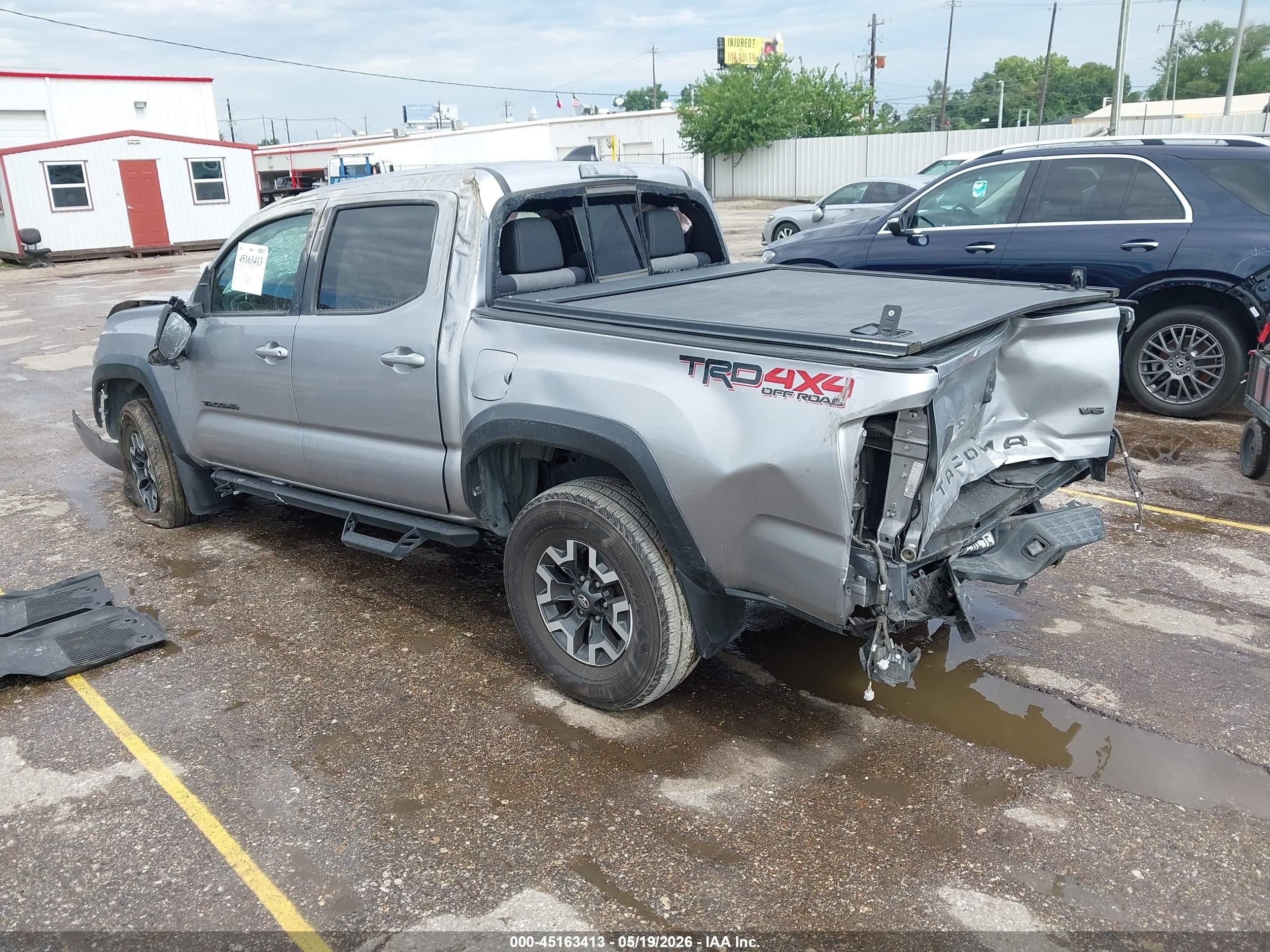 2021 Toyota Tacoma Trd Off-road Серый vin: 5TFCZ5AN3MX274297