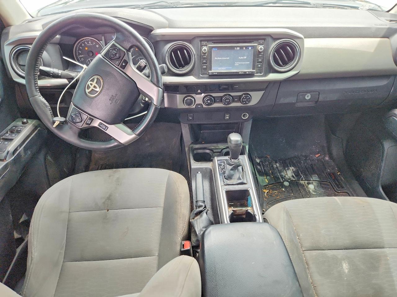 2016 Toyota Tacoma Sr5 V6 Черный vin: 5TFCZ5AN6GX012441