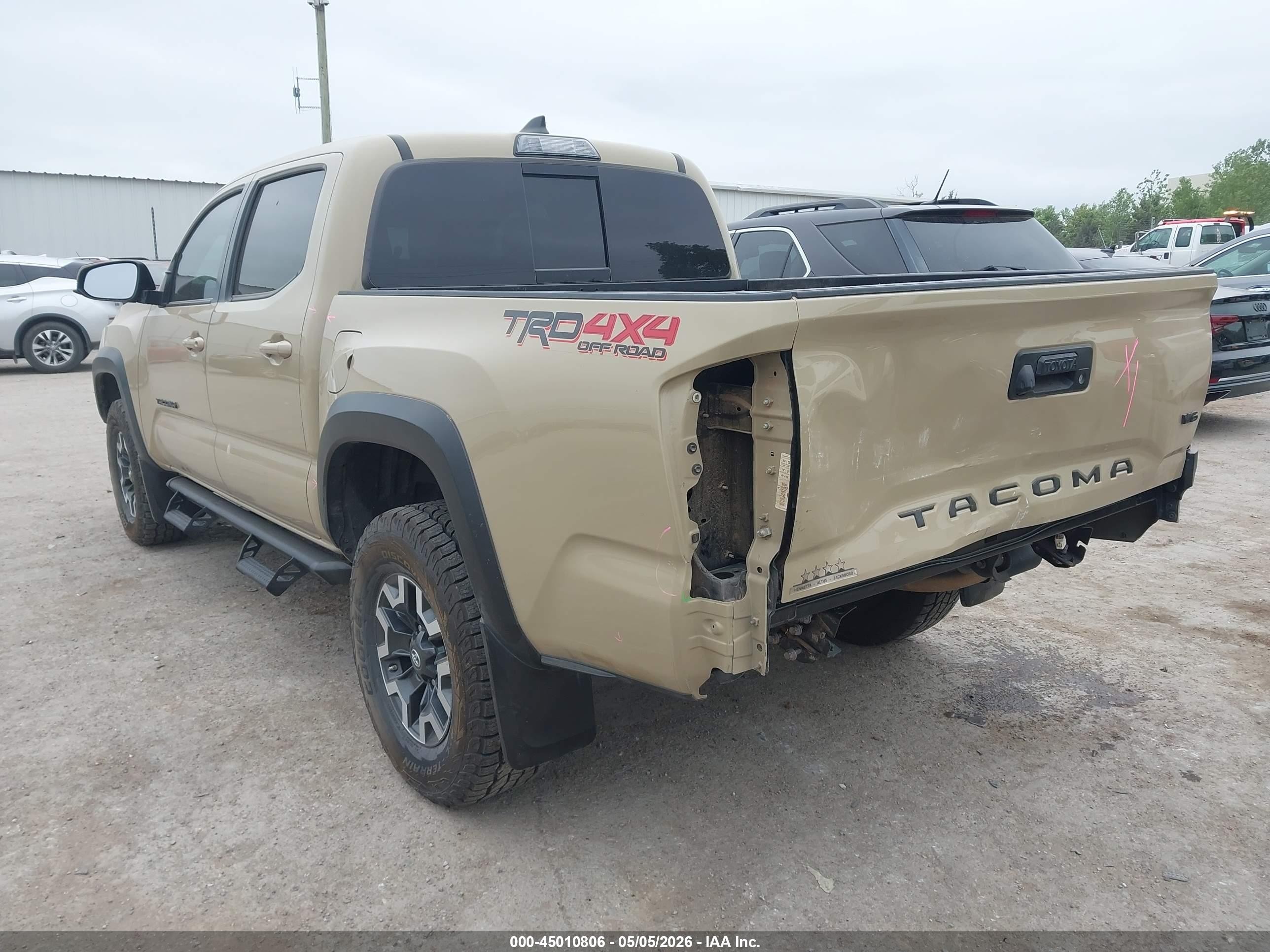 2019 Toyota Tacoma Trd Off Road Желто-коричневый vin: 5TFCZ5AN6KX193999
