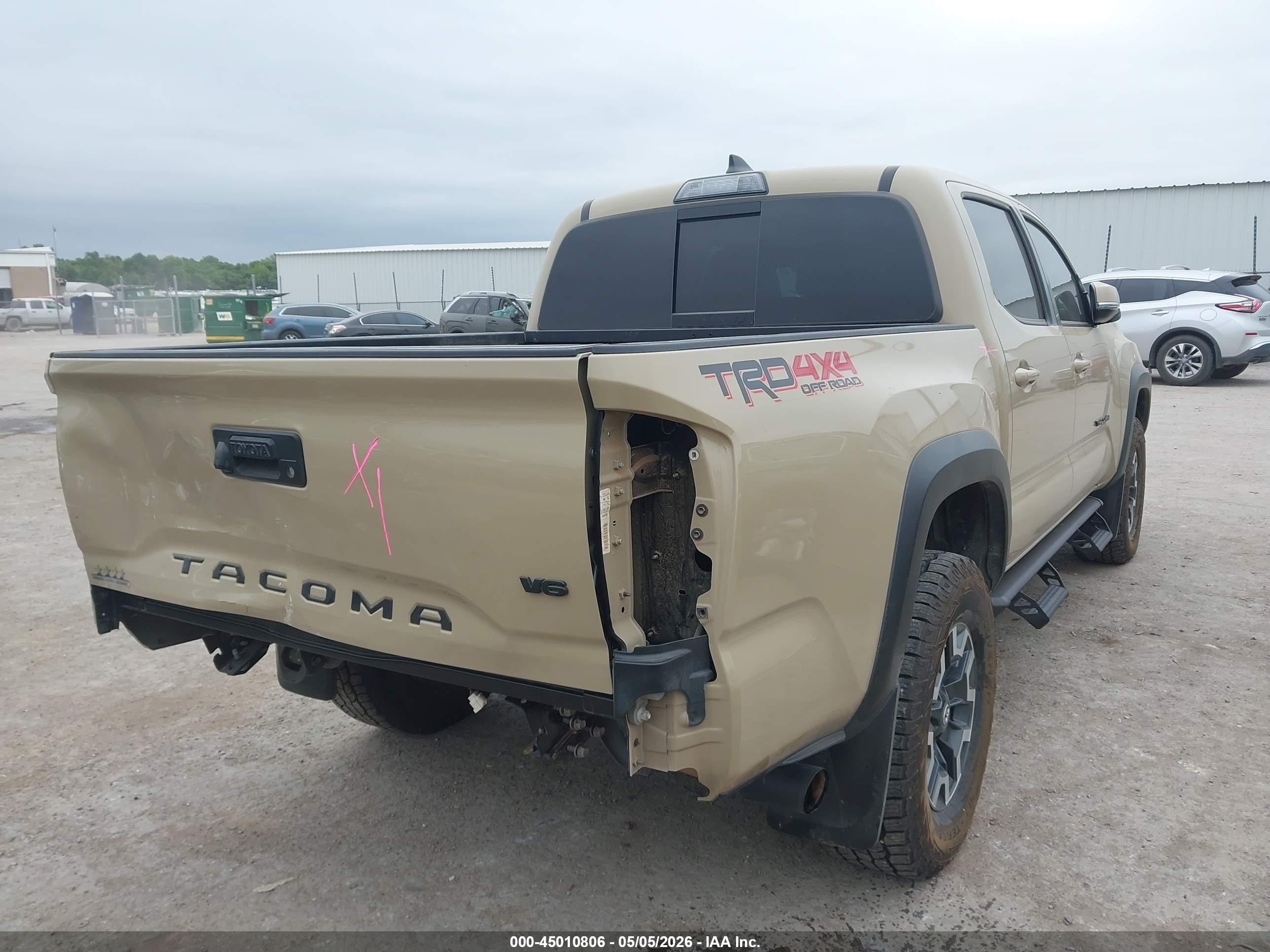 2019 Toyota Tacoma Trd Off Road Желто-коричневый vin: 5TFCZ5AN6KX193999