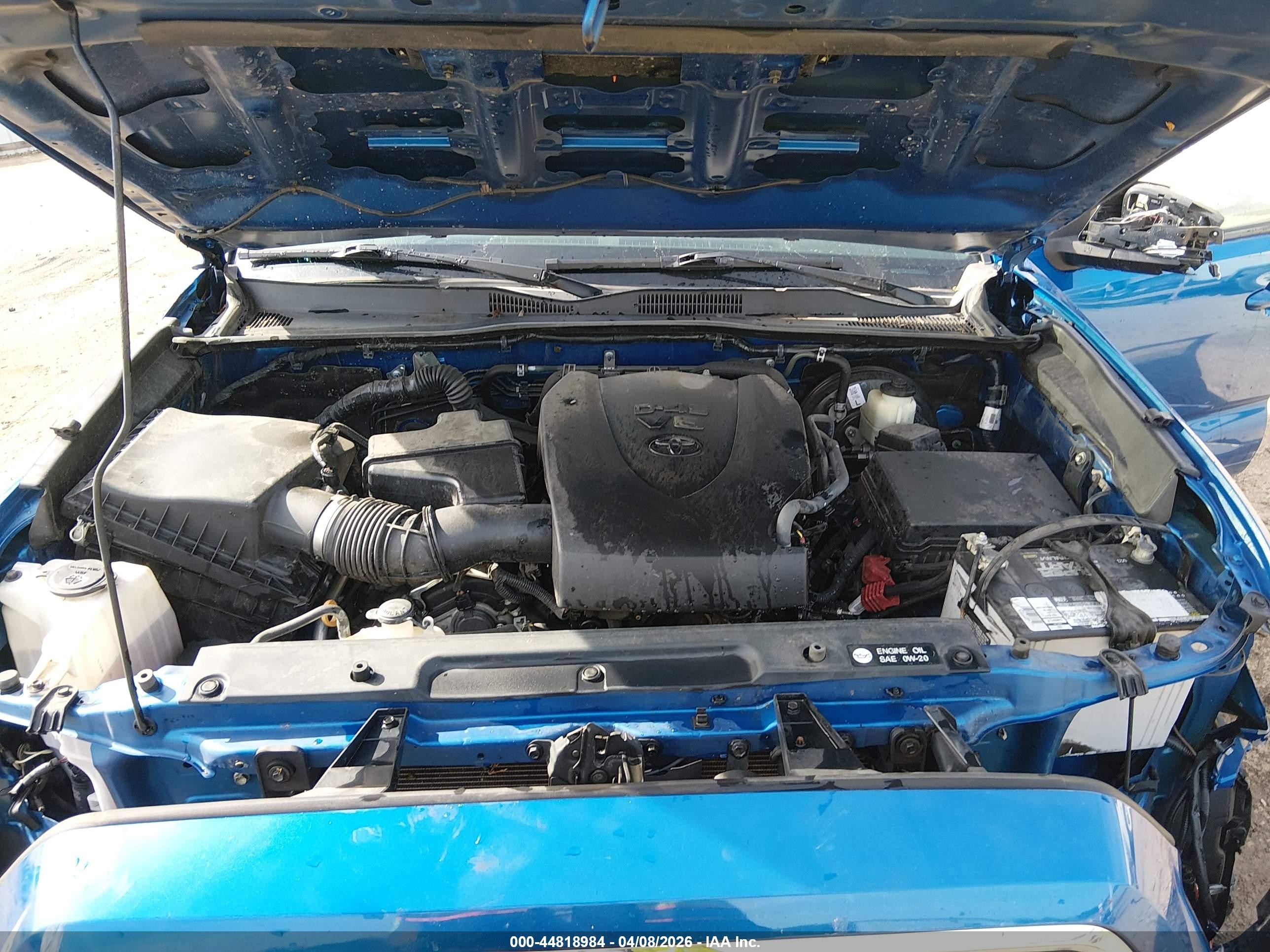 2018 Toyota Tacoma Trd Sport Синий vin: 5TFCZ5AN7JX130893