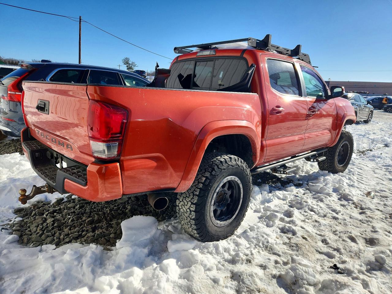 2016 Toyota Tacoma Trd Sport Orange vin: 5TFCZ5AN9GX036880