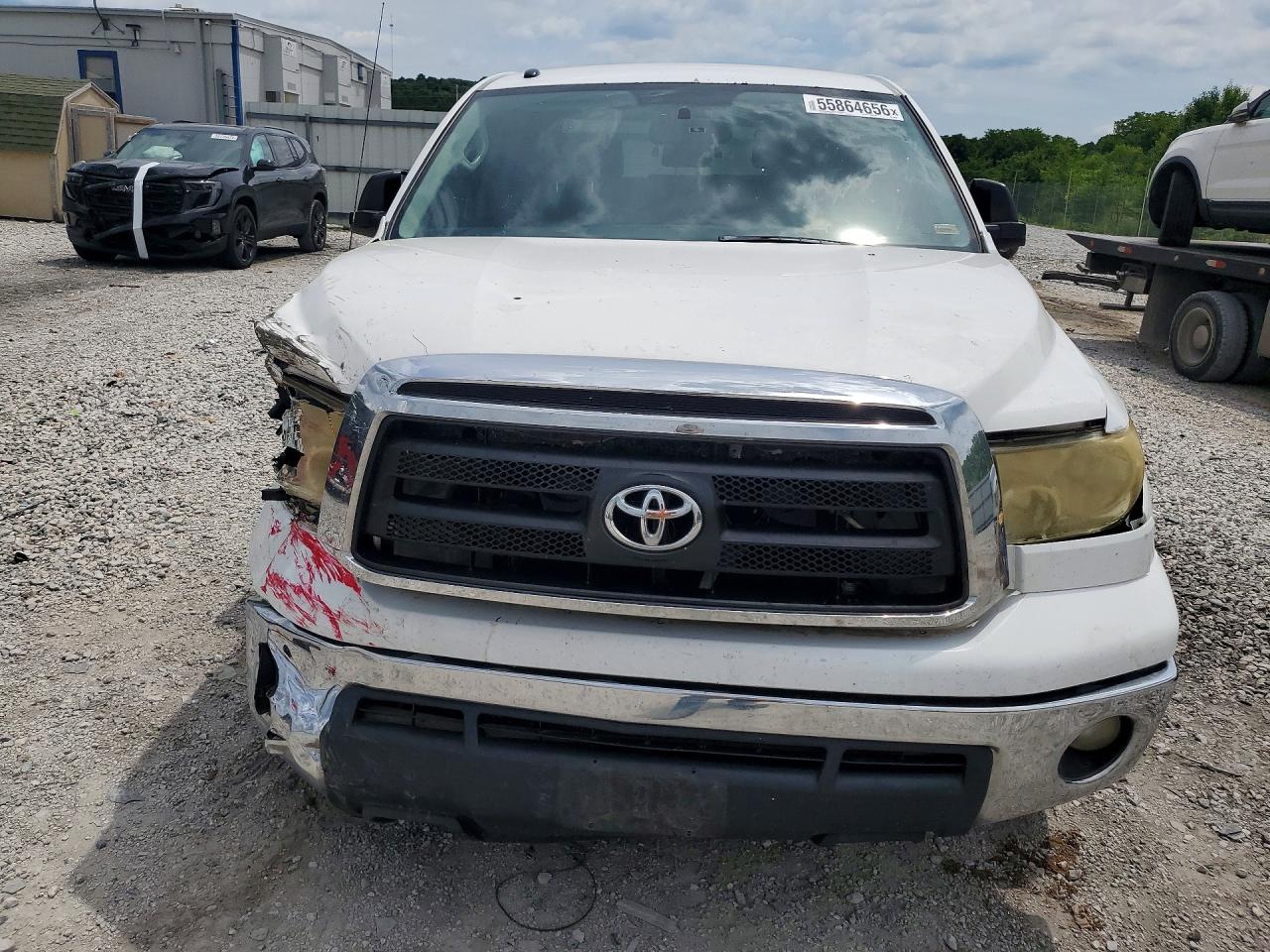 2011 Toyota Tundra Crewmax Sr5 White vin: 5TFDM5F11BX026796