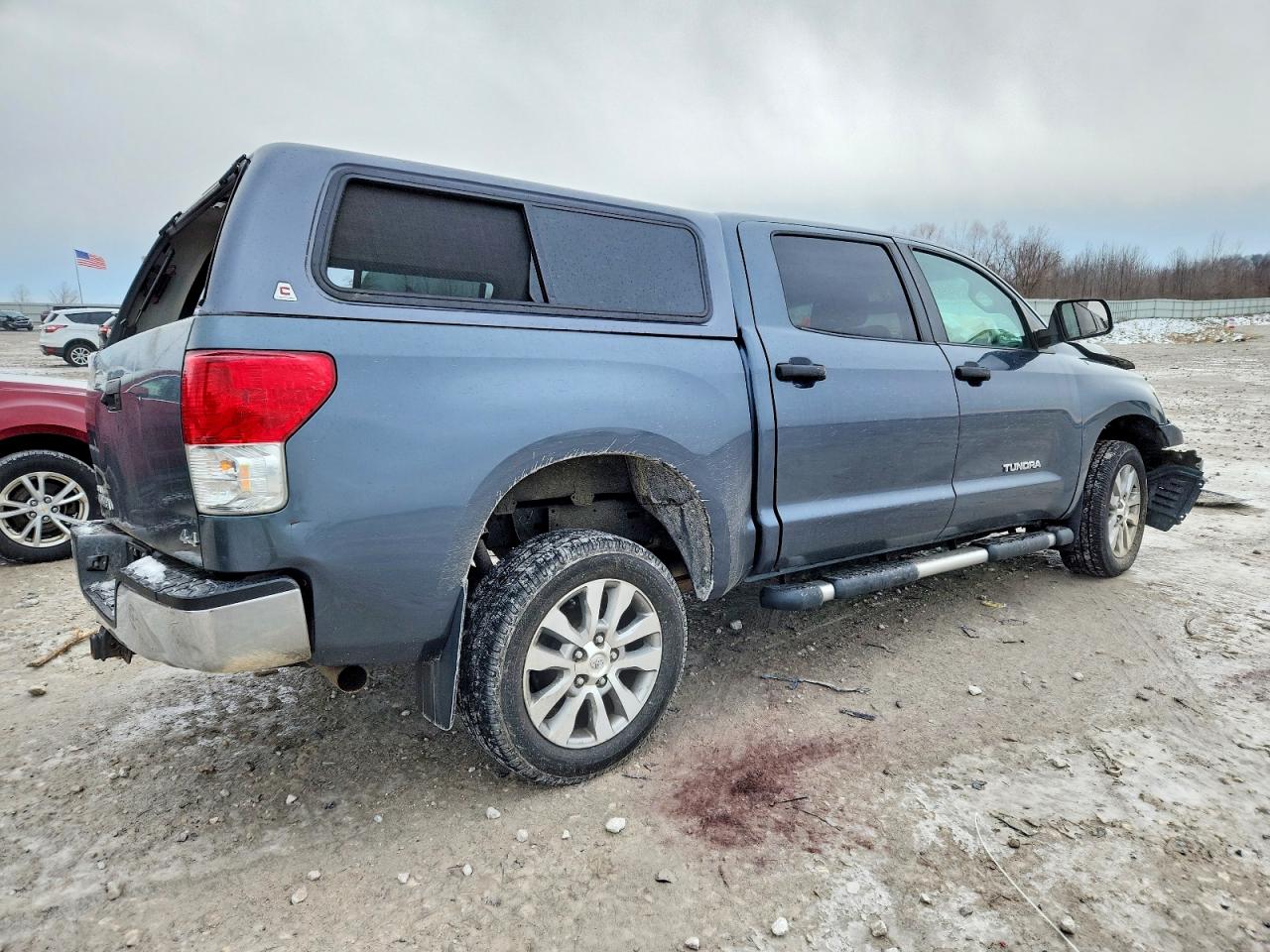 2010 Toyota Tundra Crewmax Sr5 Blue vin: 5TFDM5F18AX011209