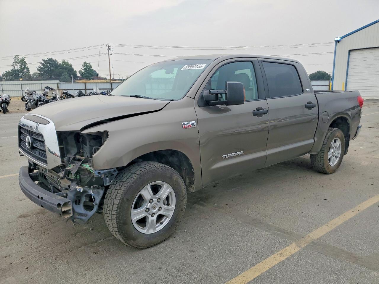 2008 Toyota Tundra Sr5 Gray vin: 5TFDV54108X034543