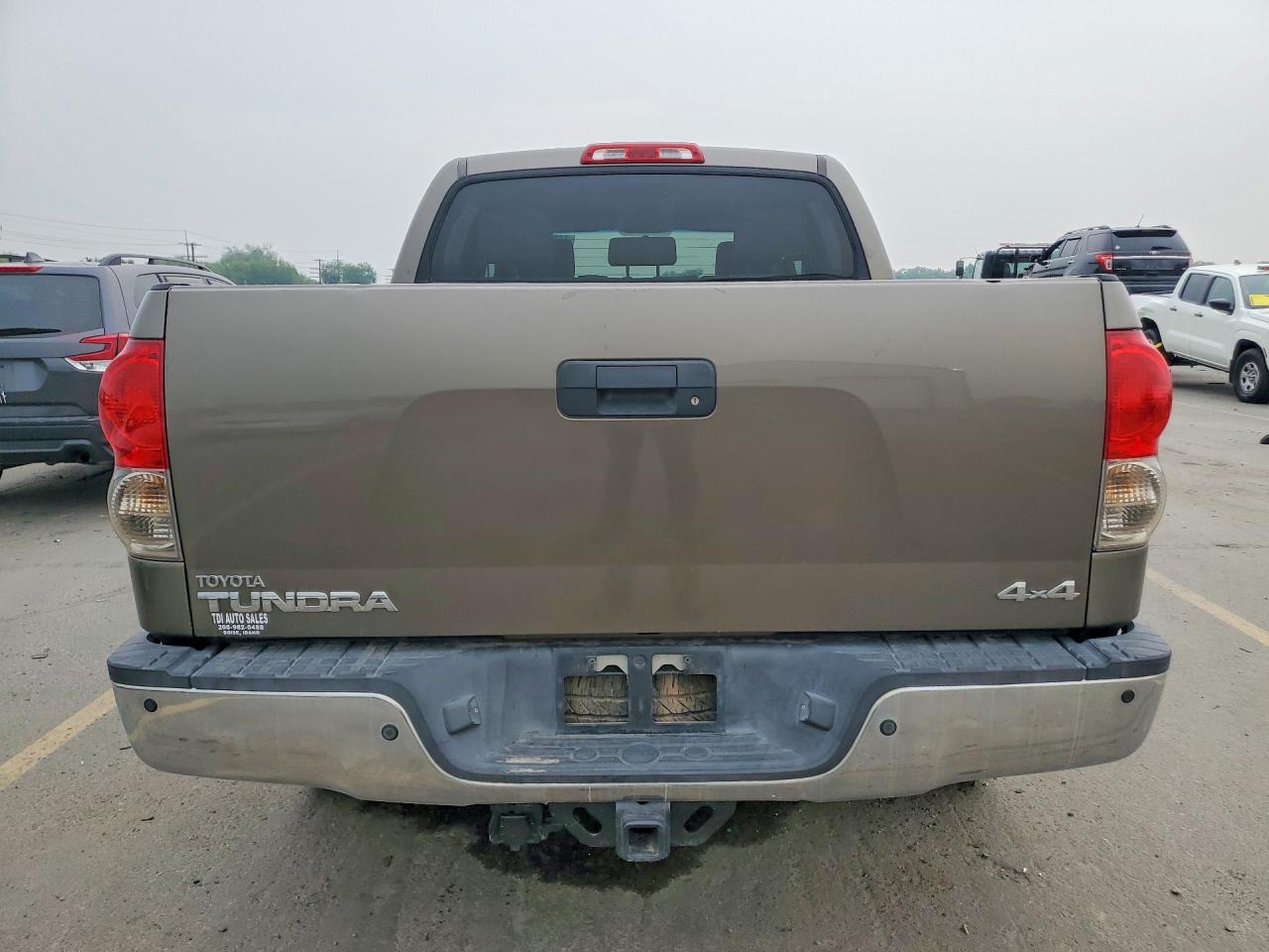 2008 Toyota Tundra Sr5 Gray vin: 5TFDV54108X034543