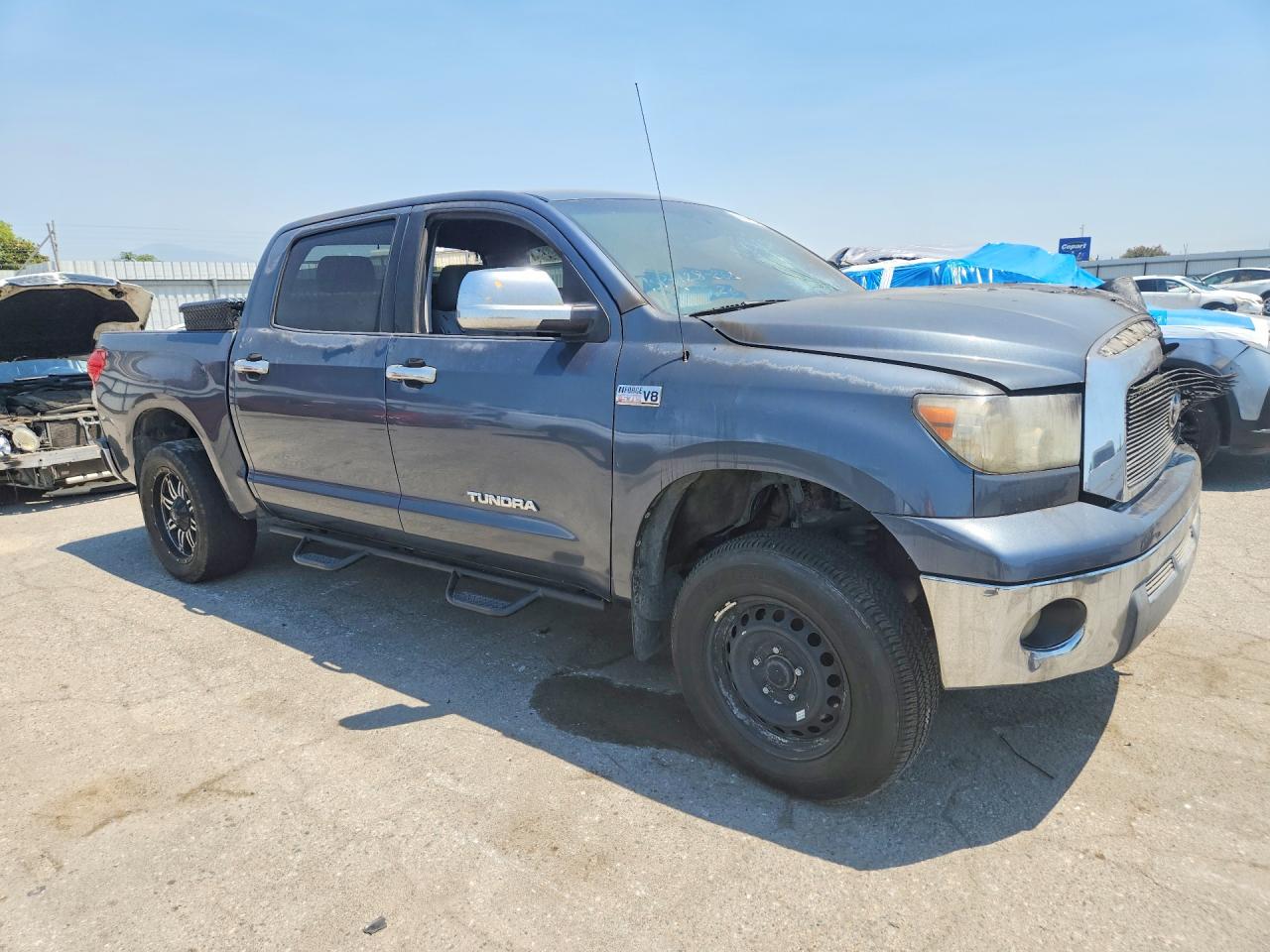 2008 Toyota Tundra Grade Blue vin: 5TFDV54108X077697