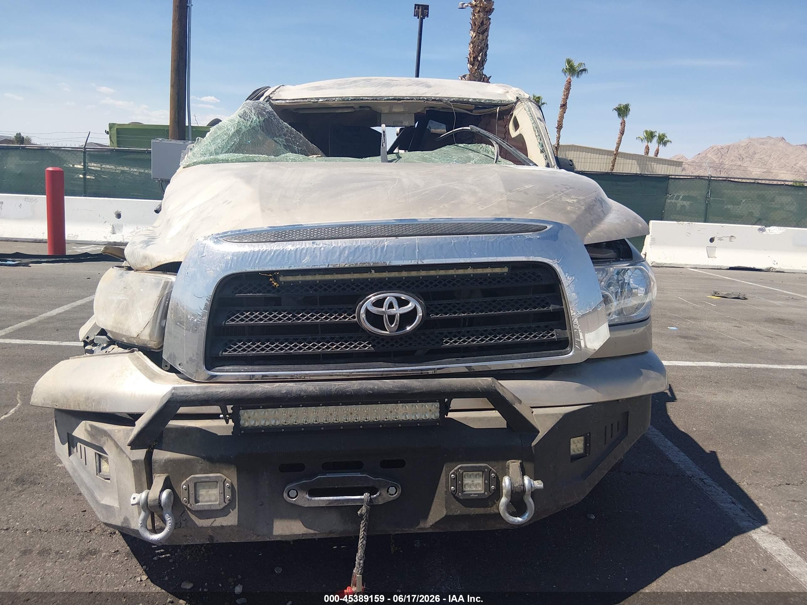 2008 Toyota Tundra Sr5 5.7l V8 Желто-коричневый vin: 5TFDV54118X082049