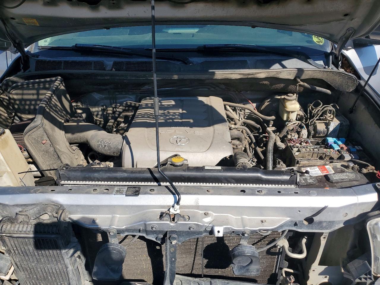 2008 Toyota Tundra Grade Серебряный vin: 5TFDV54128X079967