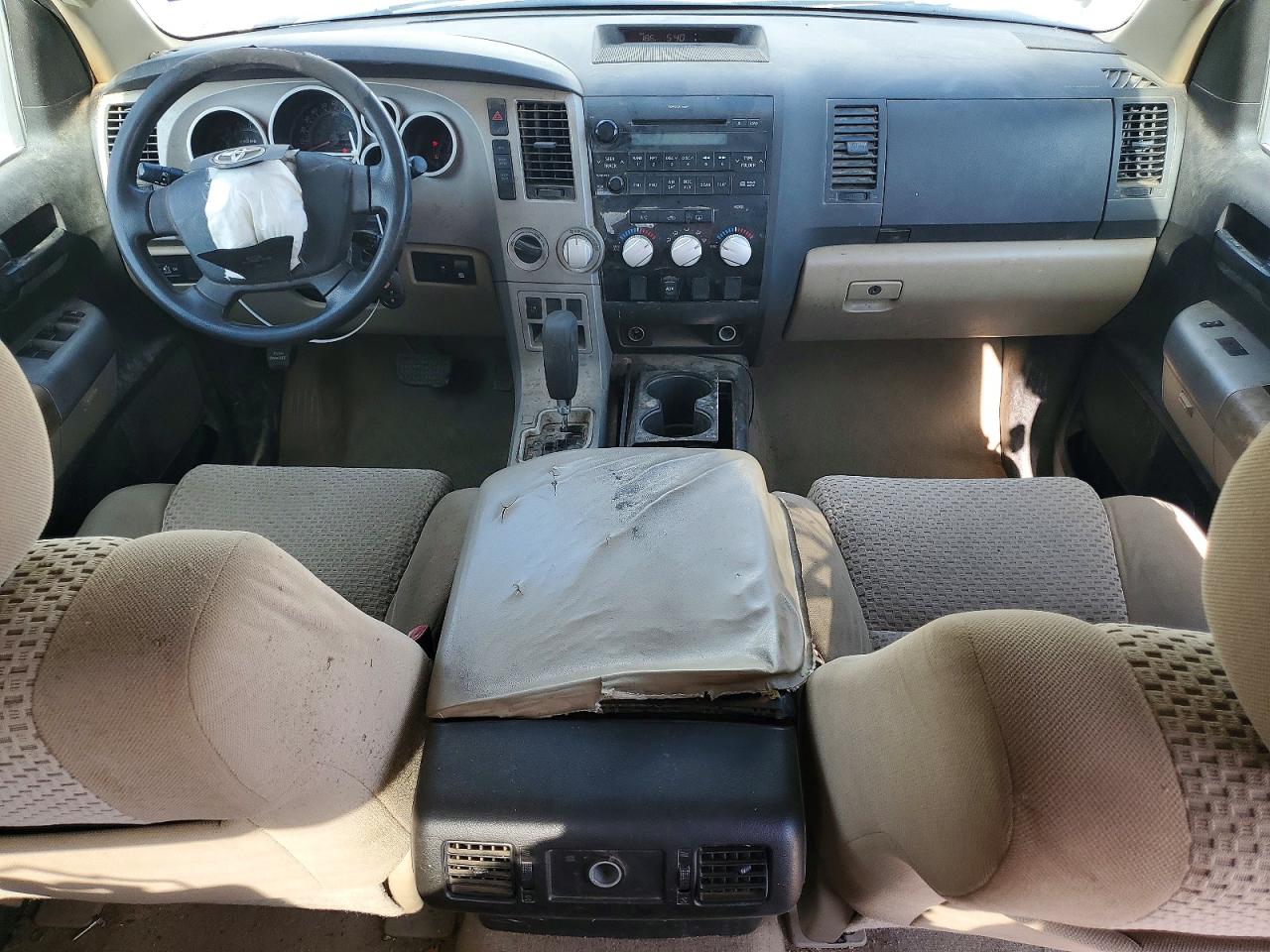 2008 Toyota Tundra Sr5 White vin: 5TFDV54148X033962