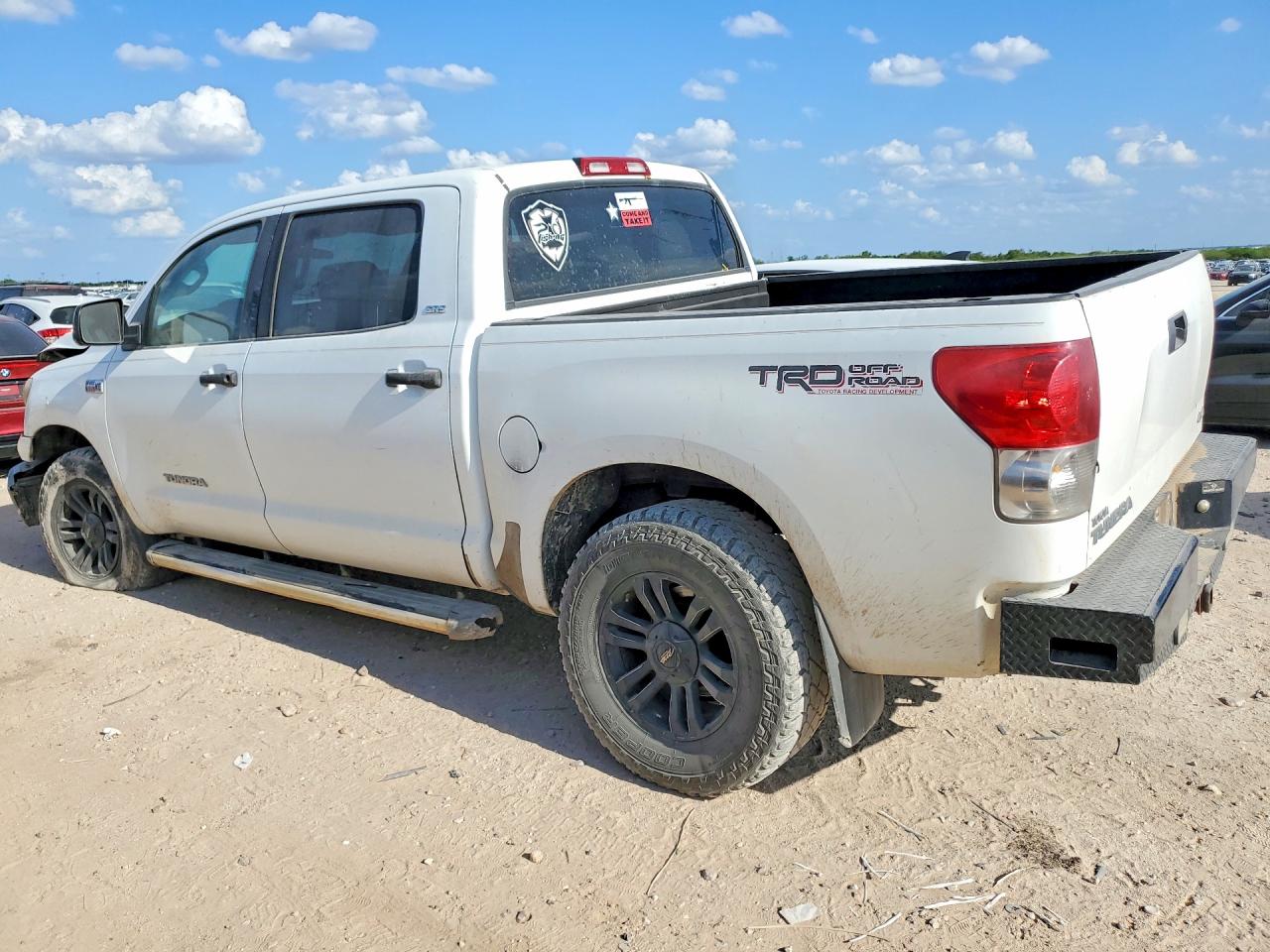 2008 Toyota Tundra Sr5 White vin: 5TFDV54148X033962