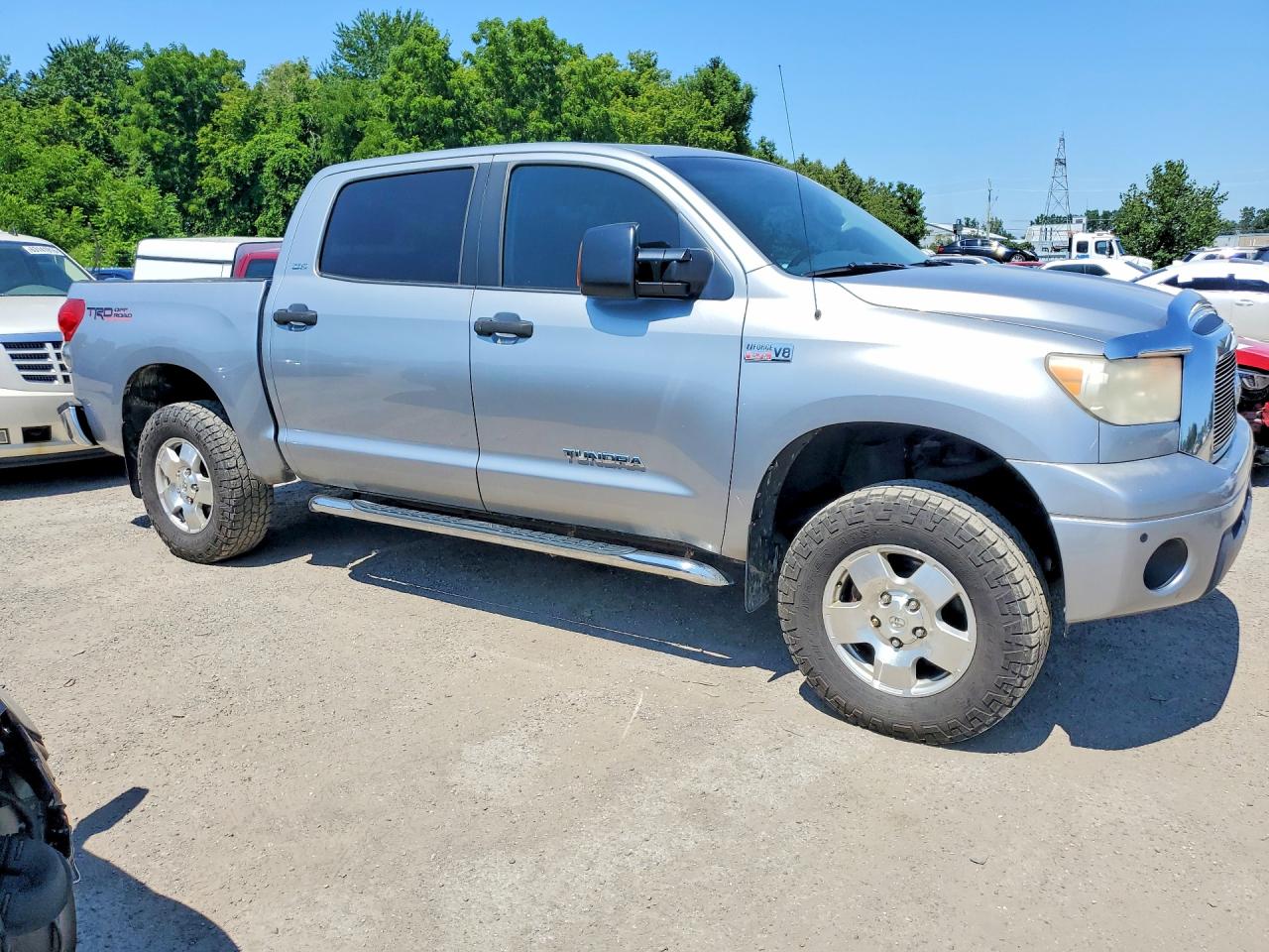 2009 Toyota Tundra Grade Серебряный vin: 5TFDV54149X091054