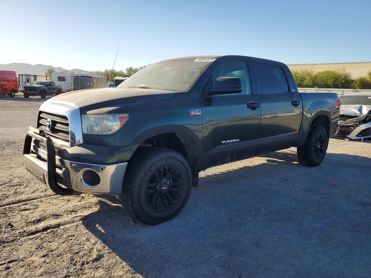 2008 Toyota Tundra Sr5 Green vin: 5TFDV54178X078040