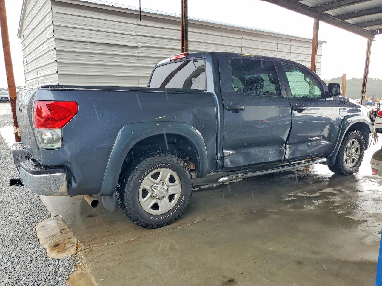 2008 Toyota Tundra Crewmax Gray vin: 5TFDV54198X062065