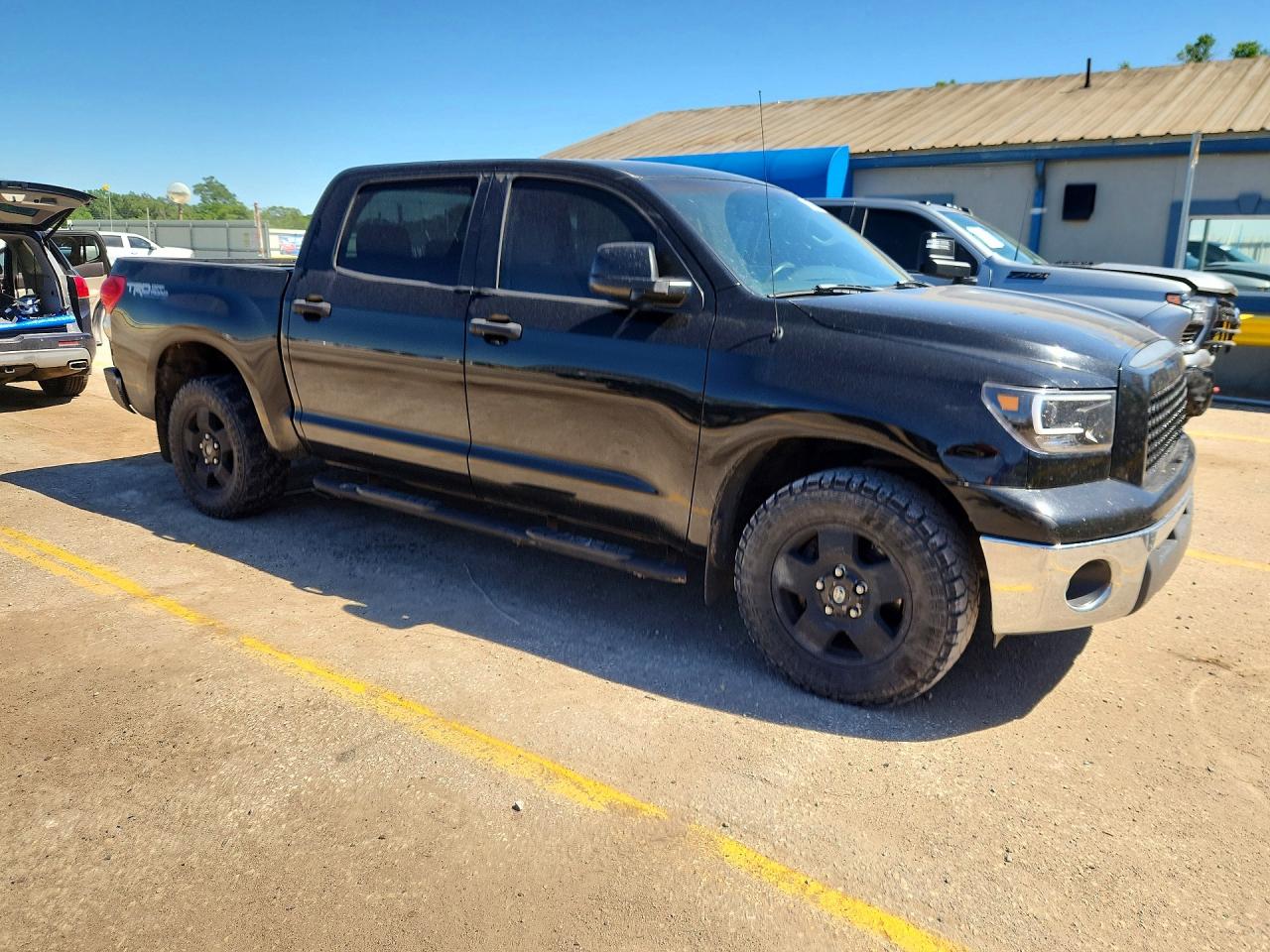 2008 Toyota Tundra Sr5 Black vin: 5TFDV541X8X041225