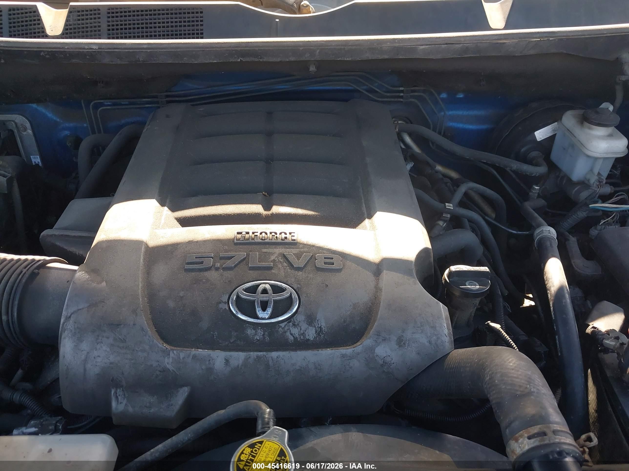 2008 Toyota Tundra Sr5 5.7l V8 Синий vin: 5TFDV541X8X054086