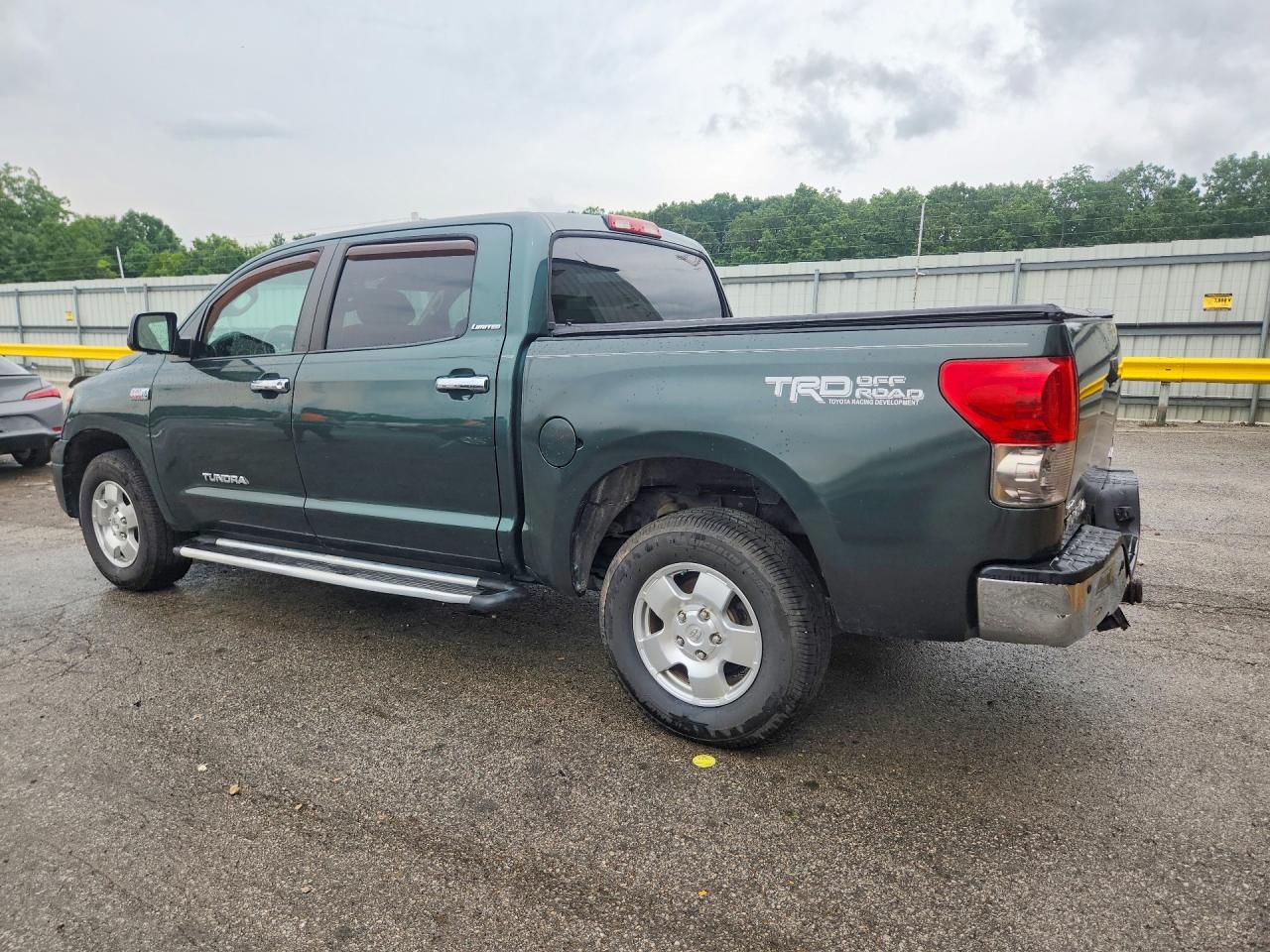 2007 Toyota Tundra Crewmax Limited Green vin: 5TFDV58107X026578