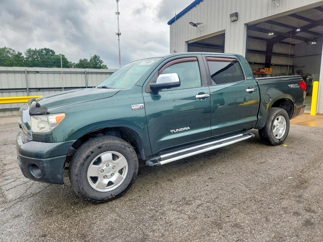 2007 Toyota Tundra Crewmax Limited Green vin: 5TFDV58107X026578