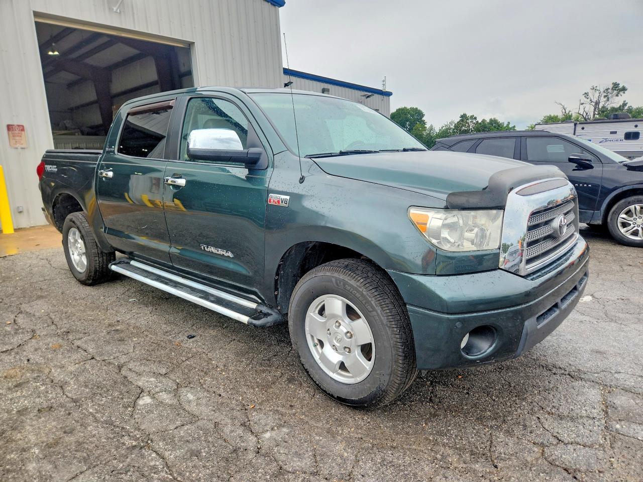 2007 Toyota Tundra Crewmax Limited Green vin: 5TFDV58107X026578