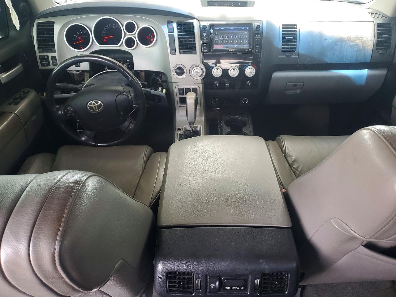 2008 Toyota Tundra Crewmax Limited Black vin: 5TFDV58108X073885