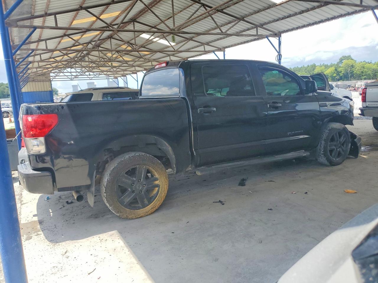 2008 Toyota Tundra Crewmax Limited Black vin: 5TFDV58108X073885