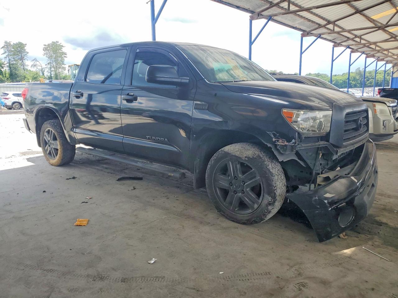 2008 Toyota Tundra Crewmax Limited Black vin: 5TFDV58108X073885
