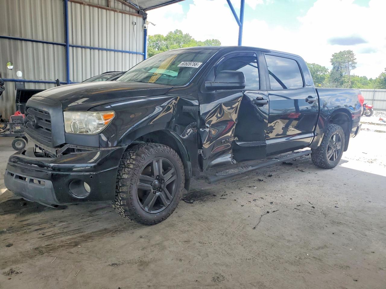 2008 Toyota Tundra Crewmax Limited Black vin: 5TFDV58108X073885