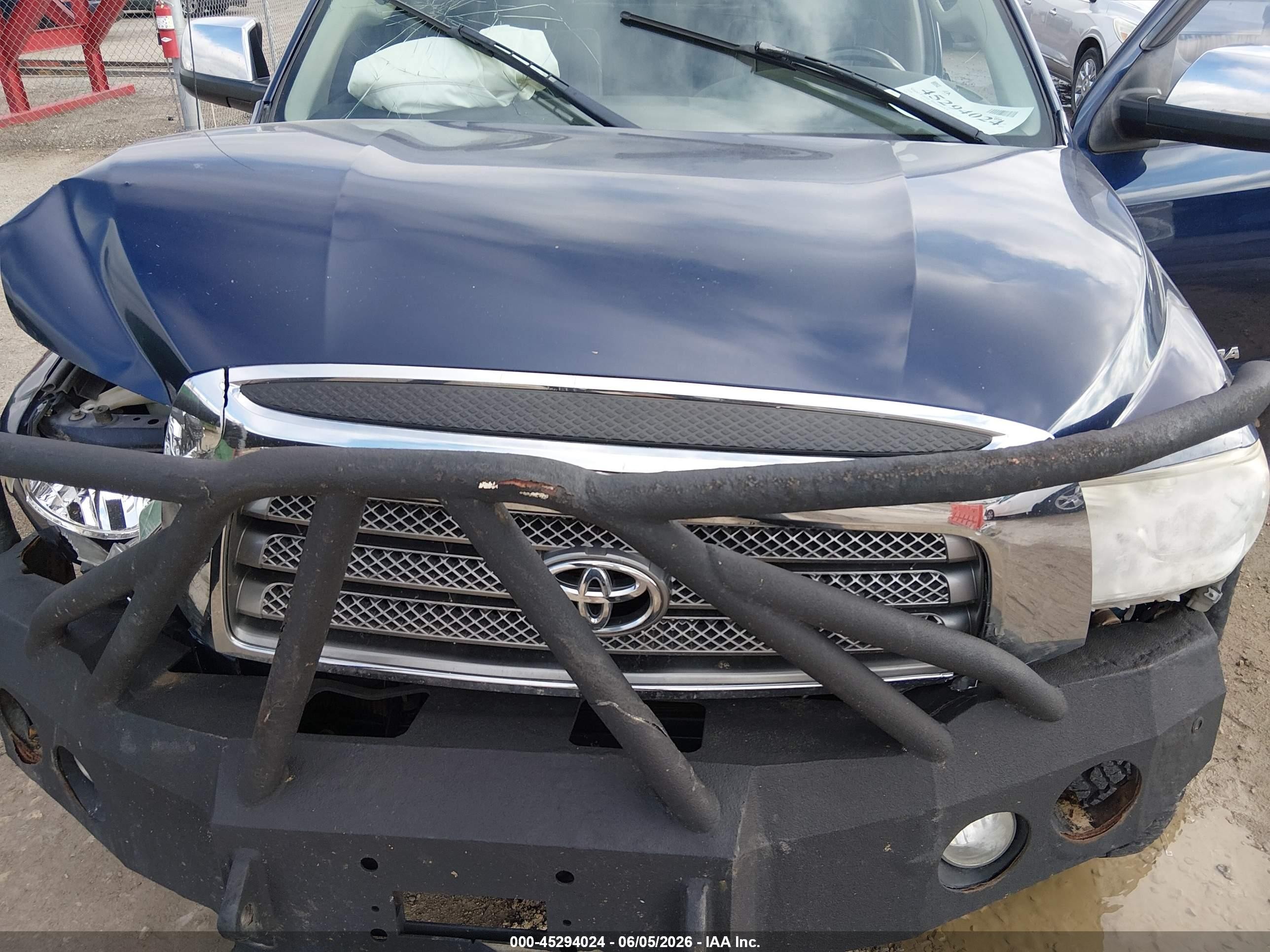 2008 Toyota Tundra Limited 5.7l V8 Blue vin: 5TFDV58138X060371