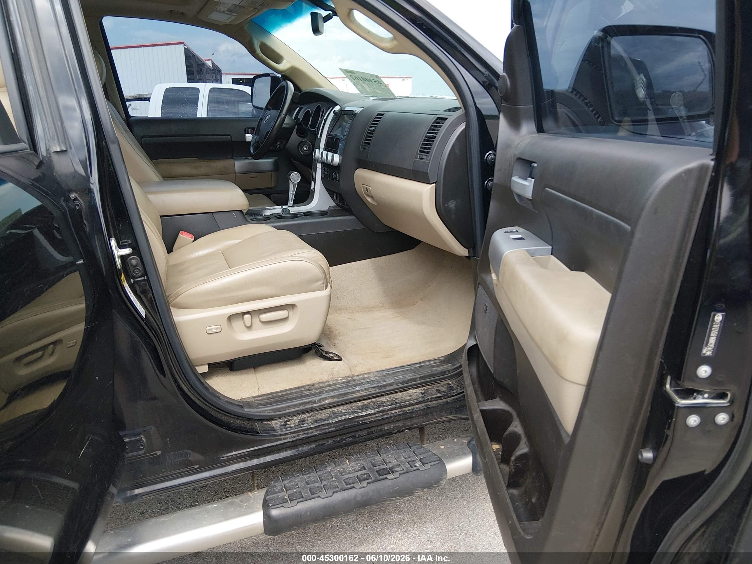 2008 Toyota Tundra Limited 5.7l V8 Black vin: 5TFDV58168X054046