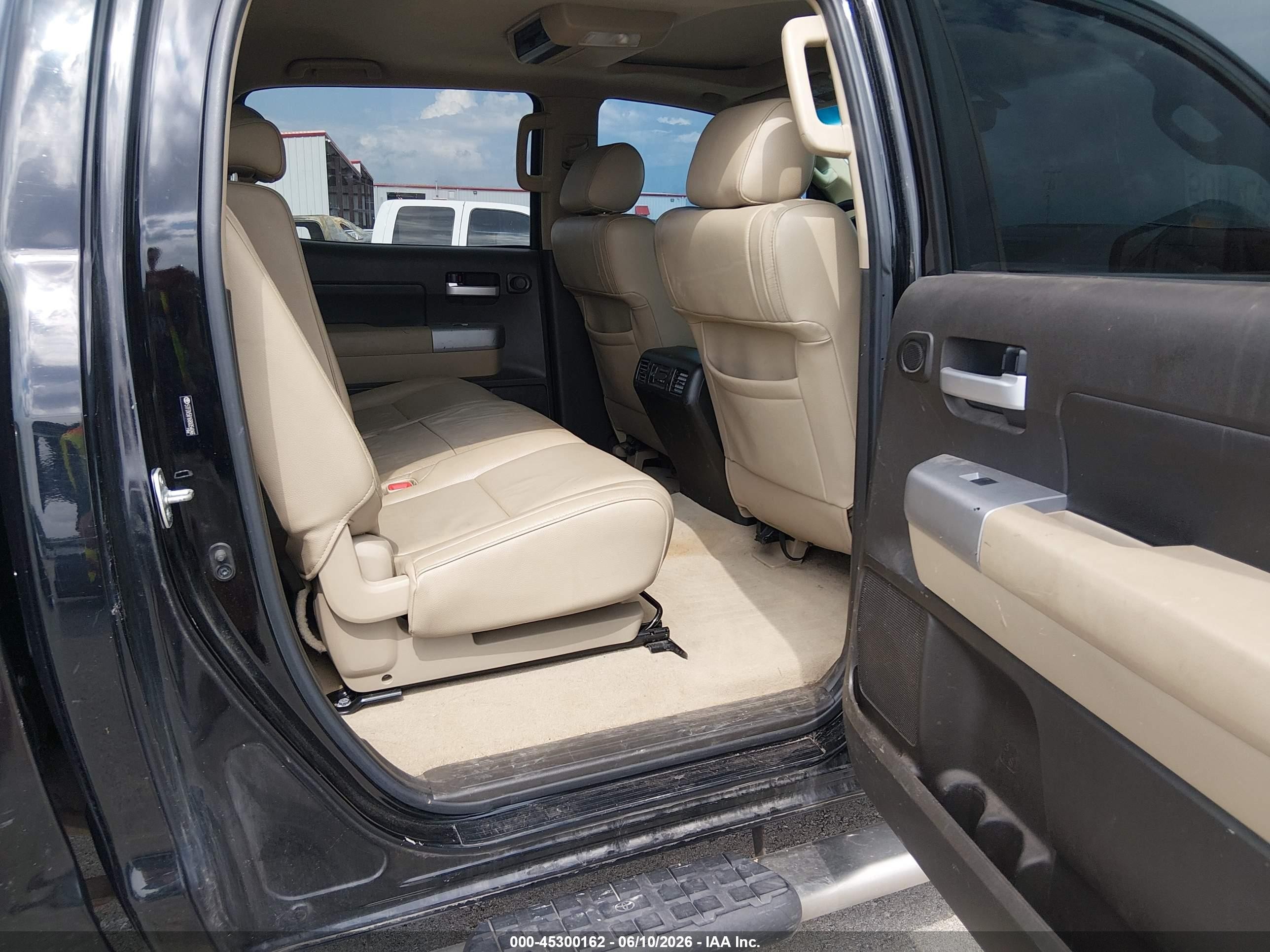 2008 Toyota Tundra Limited 5.7l V8 Black vin: 5TFDV58168X054046