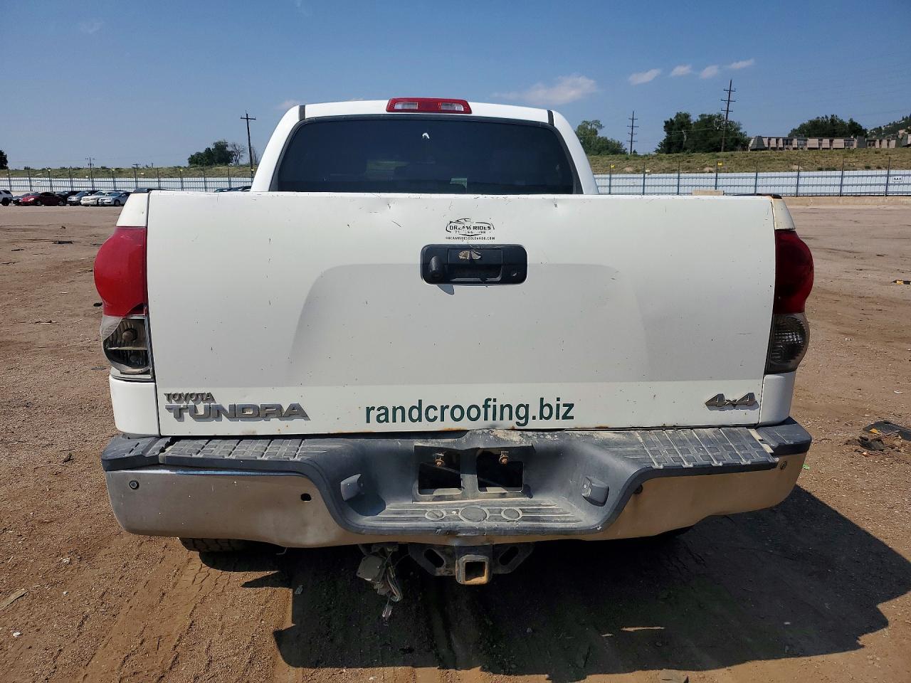 2008 Toyota Tundra Crewmax Limited Белый vin: 5TFDV58178X055061