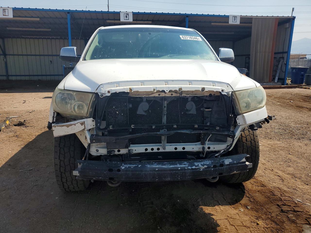 2008 Toyota Tundra Crewmax Limited Белый vin: 5TFDV58178X055061