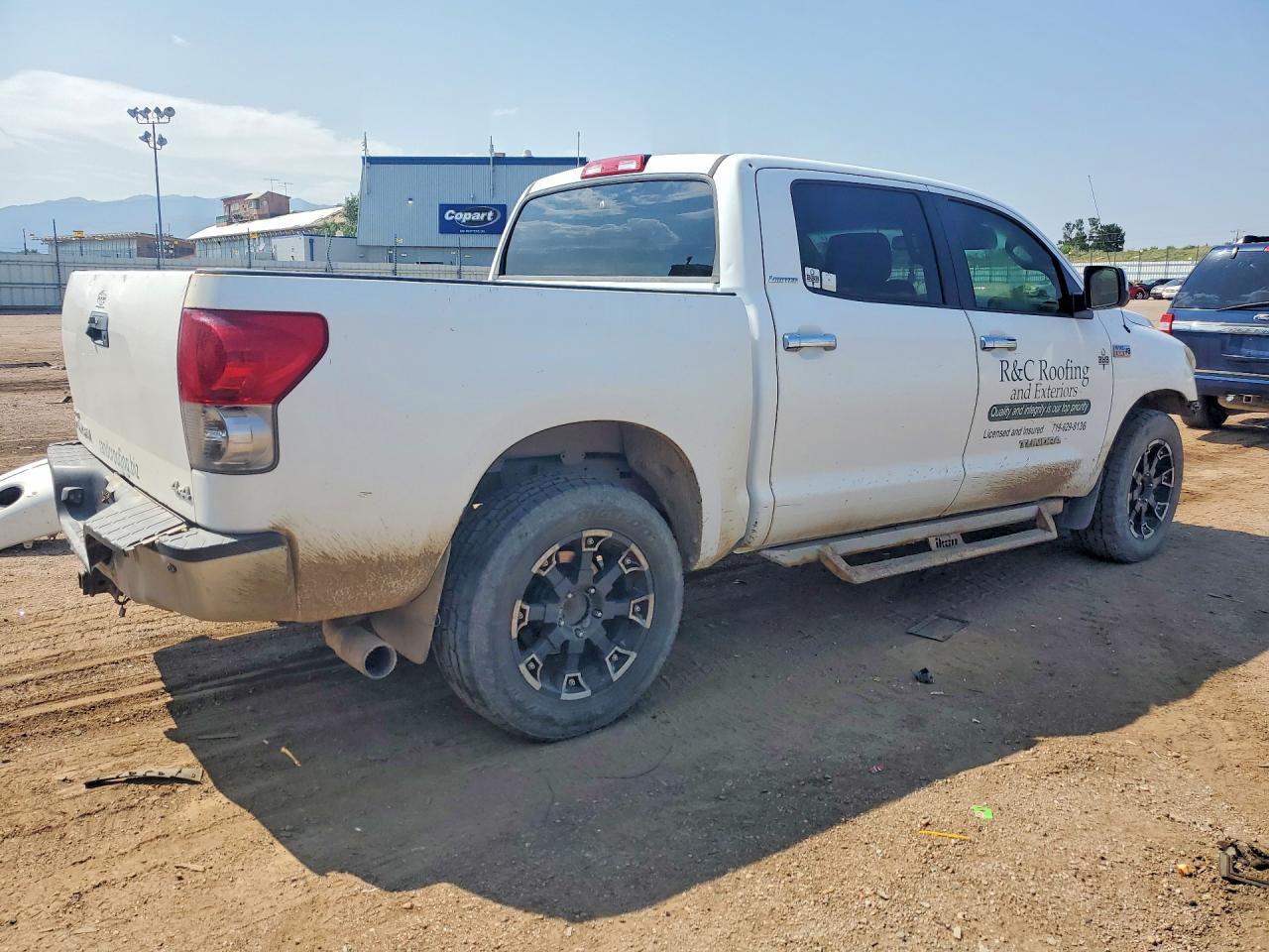 2008 Toyota Tundra Crewmax Limited Белый vin: 5TFDV58178X055061